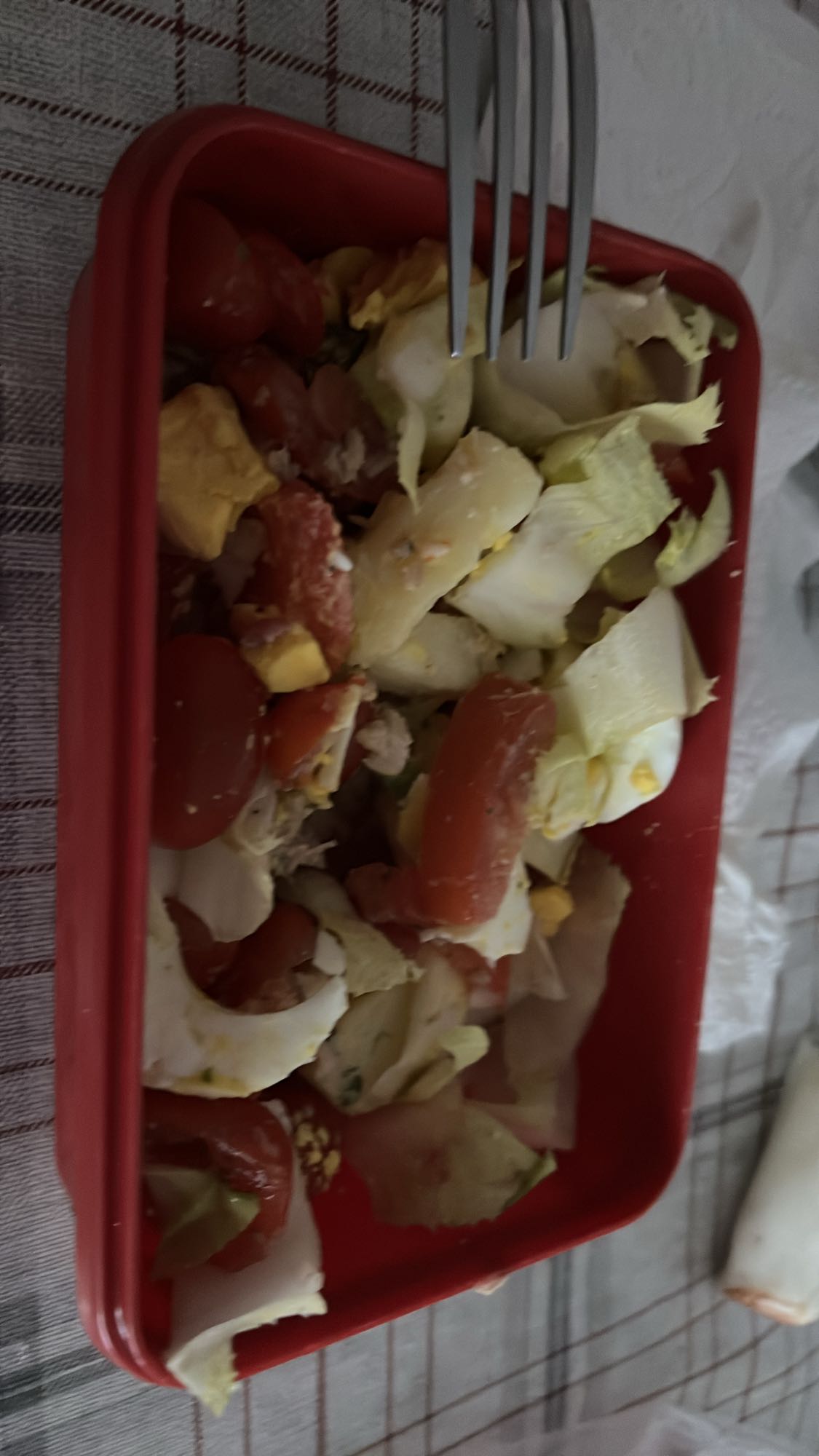 Salade œuf et thon