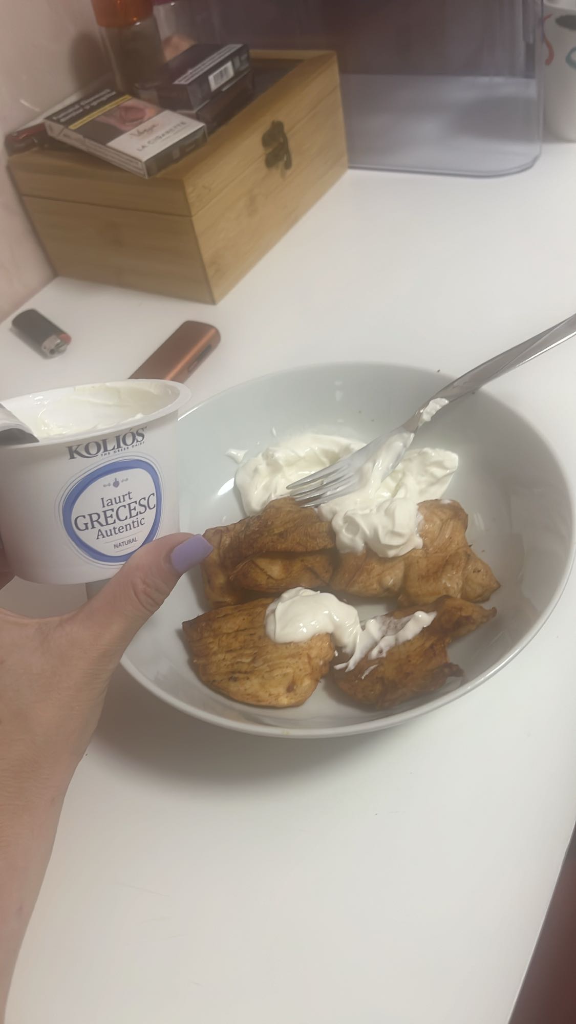 Pui cu iaurt grecesc