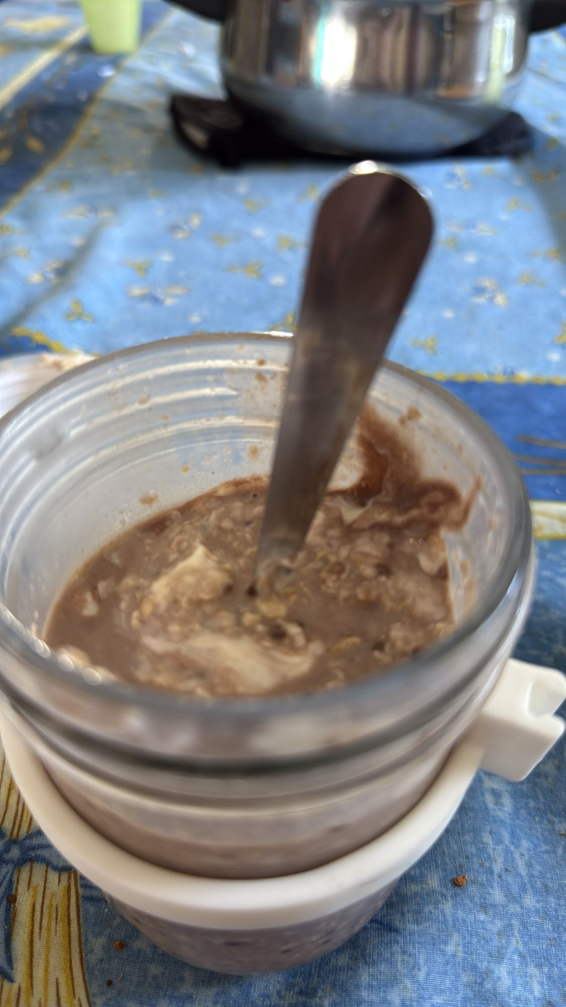 Porridge au chocolat