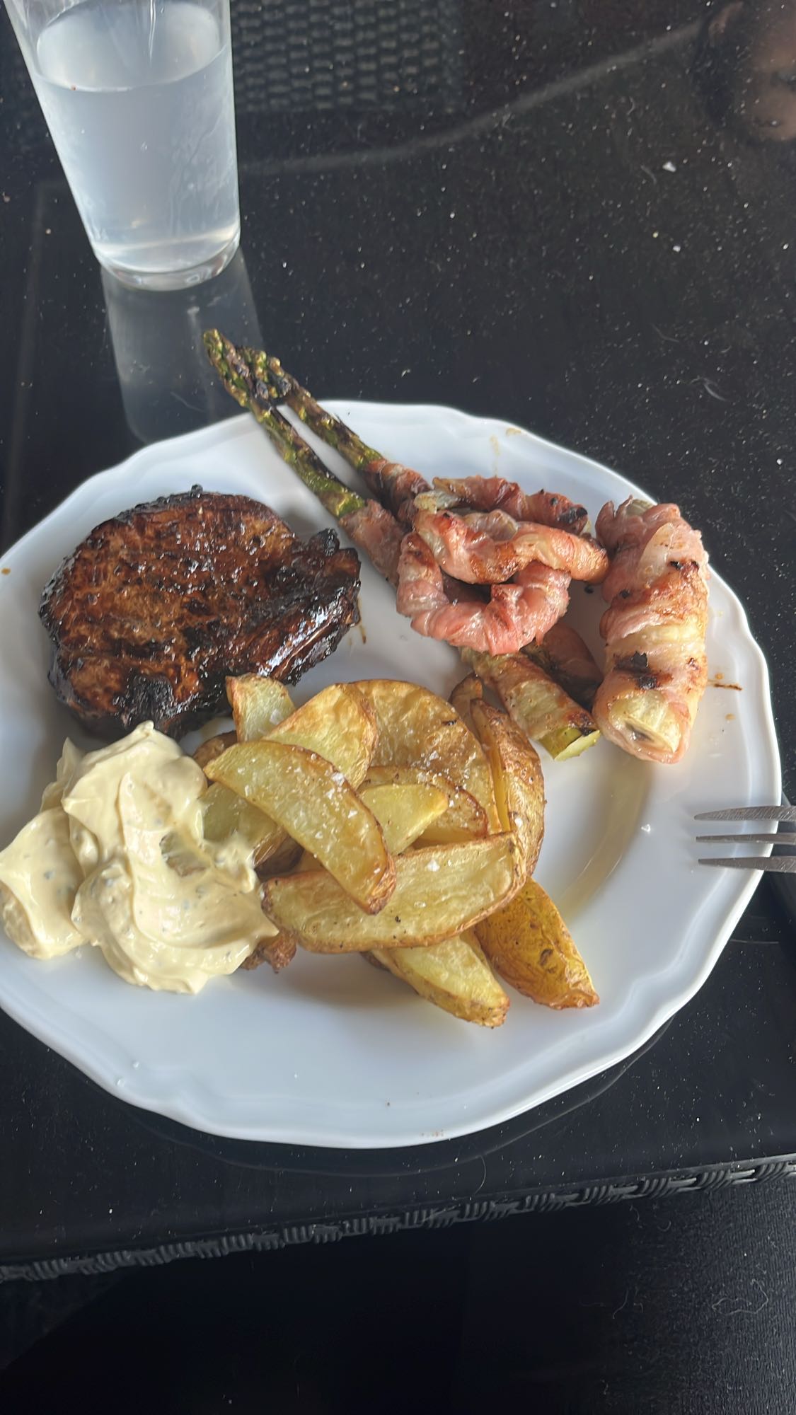 Grilltallrik med potatis