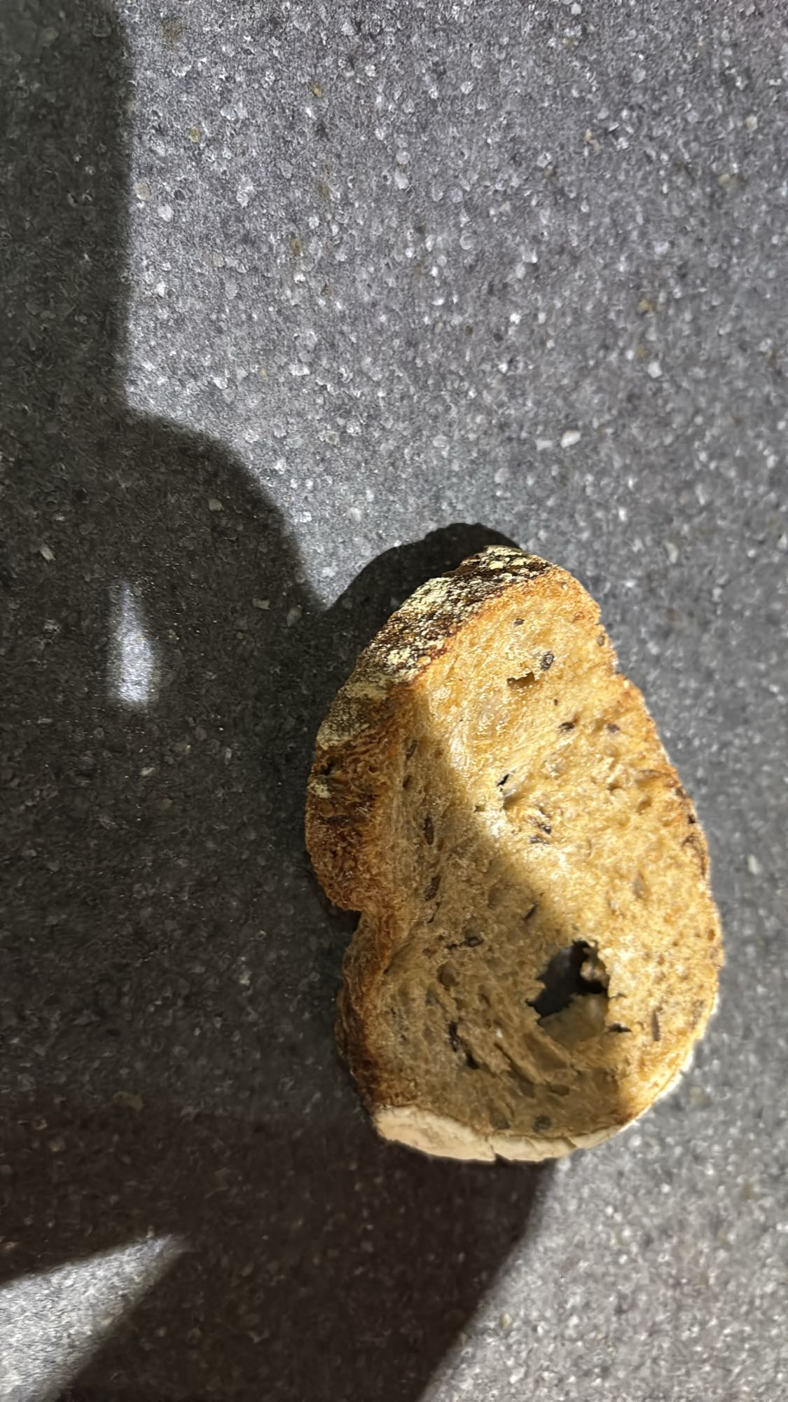 Tranche de pain aux céréales