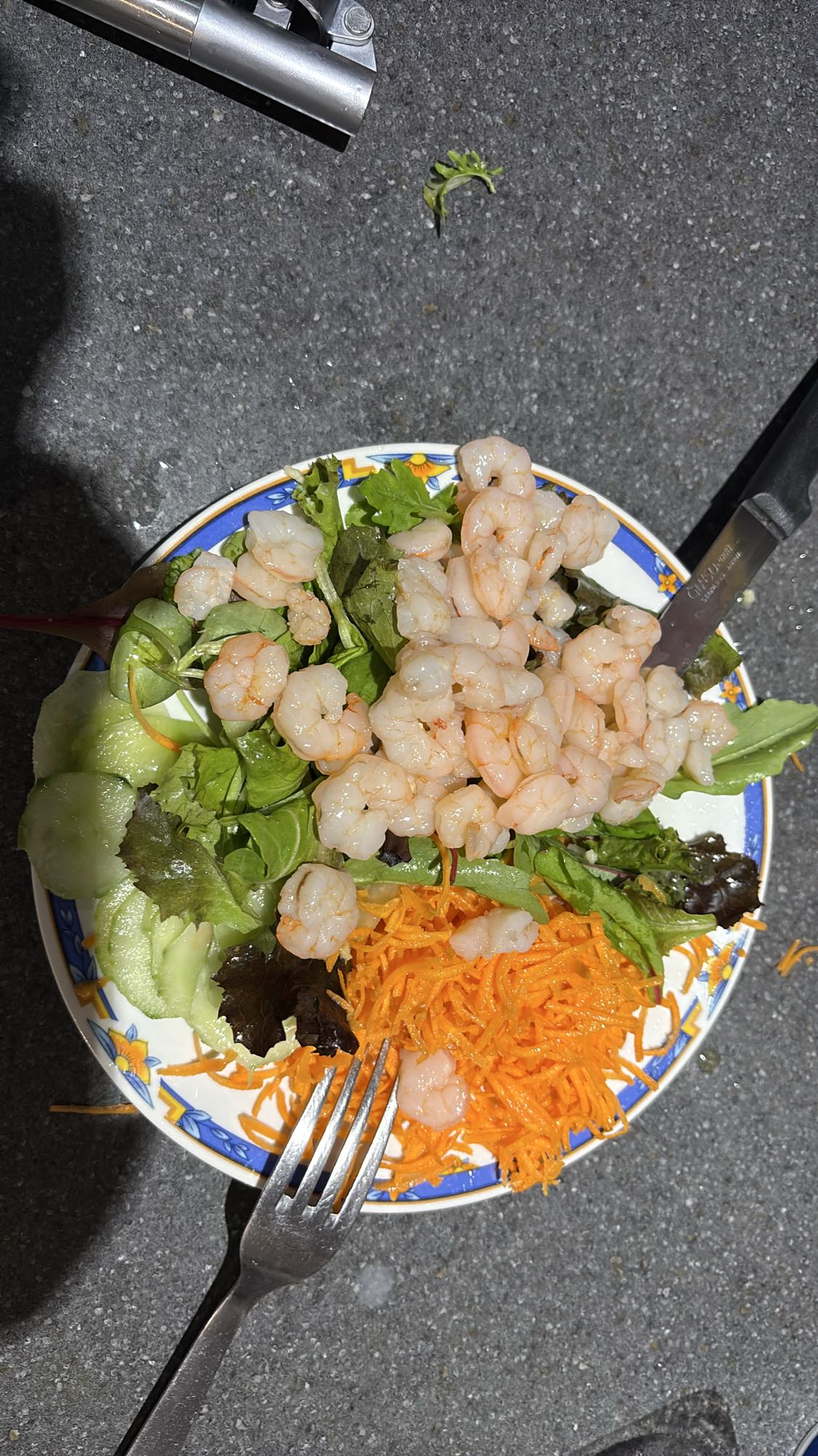 Salade crevettes fraîche