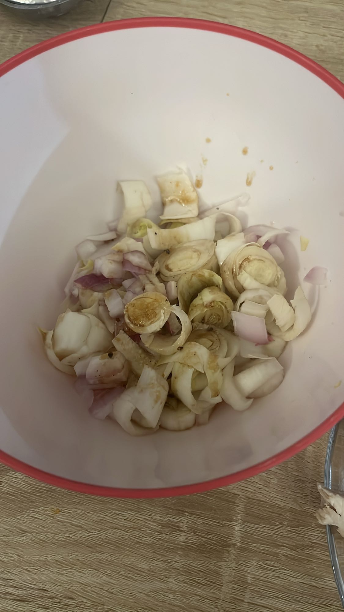 Salade d'endives et oignon