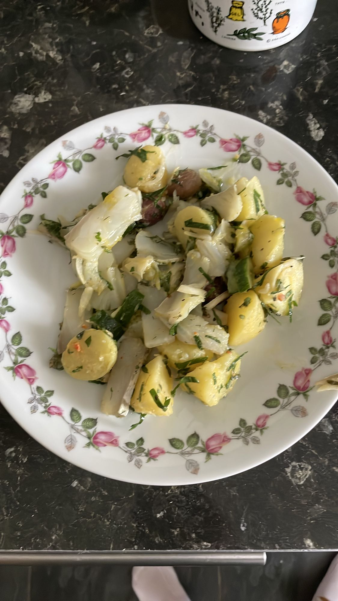 Potato herb salad