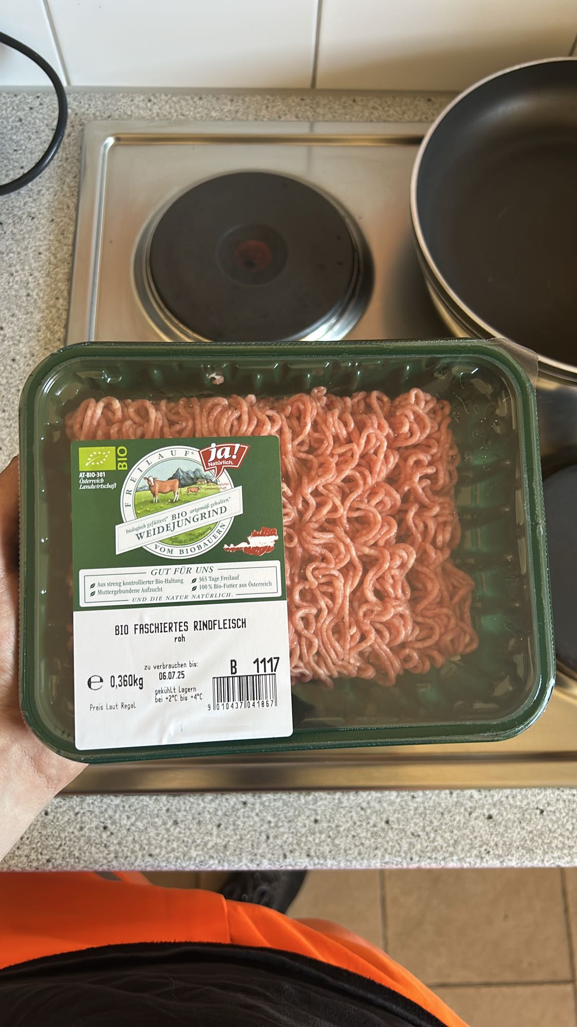 Bio Rinderhackfleisch roh