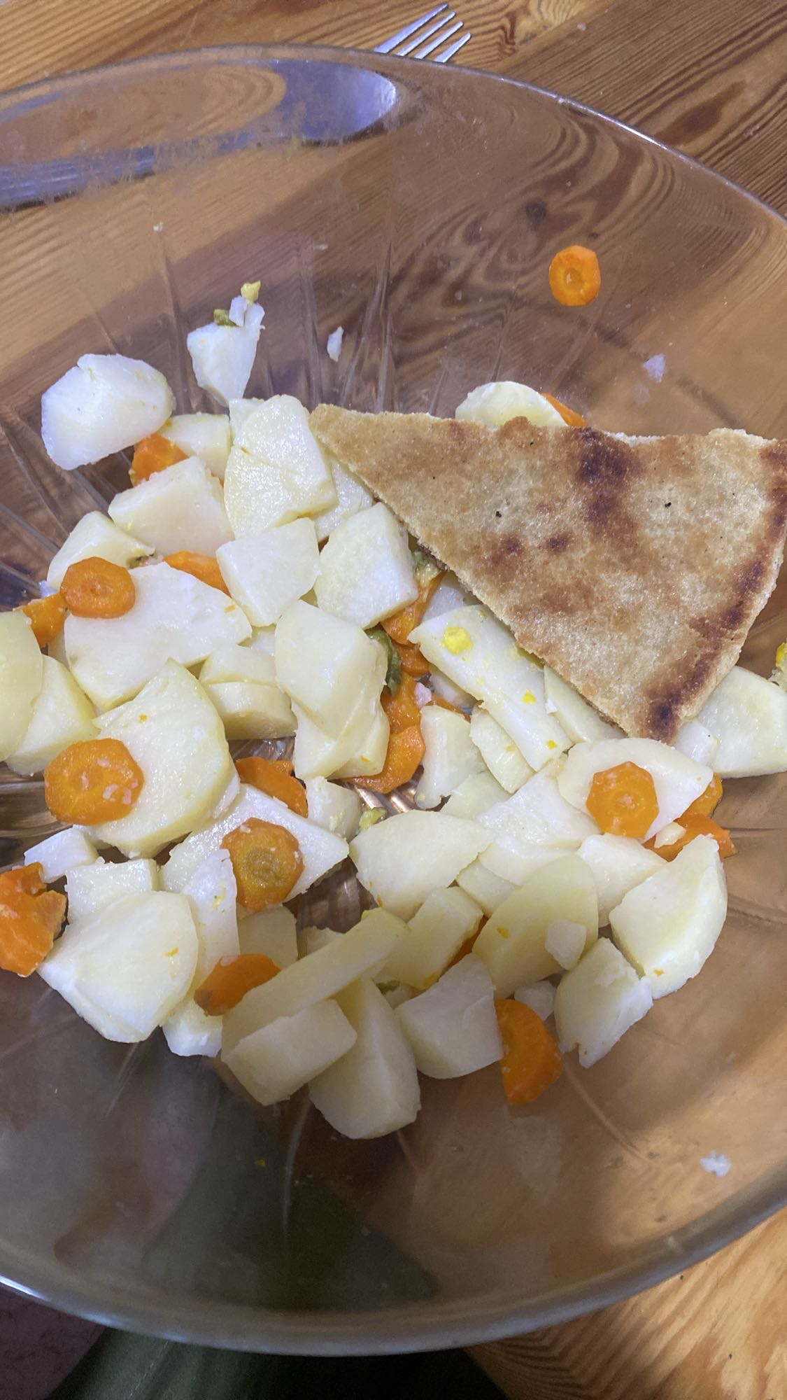 Potato Carrot Salad & Bread