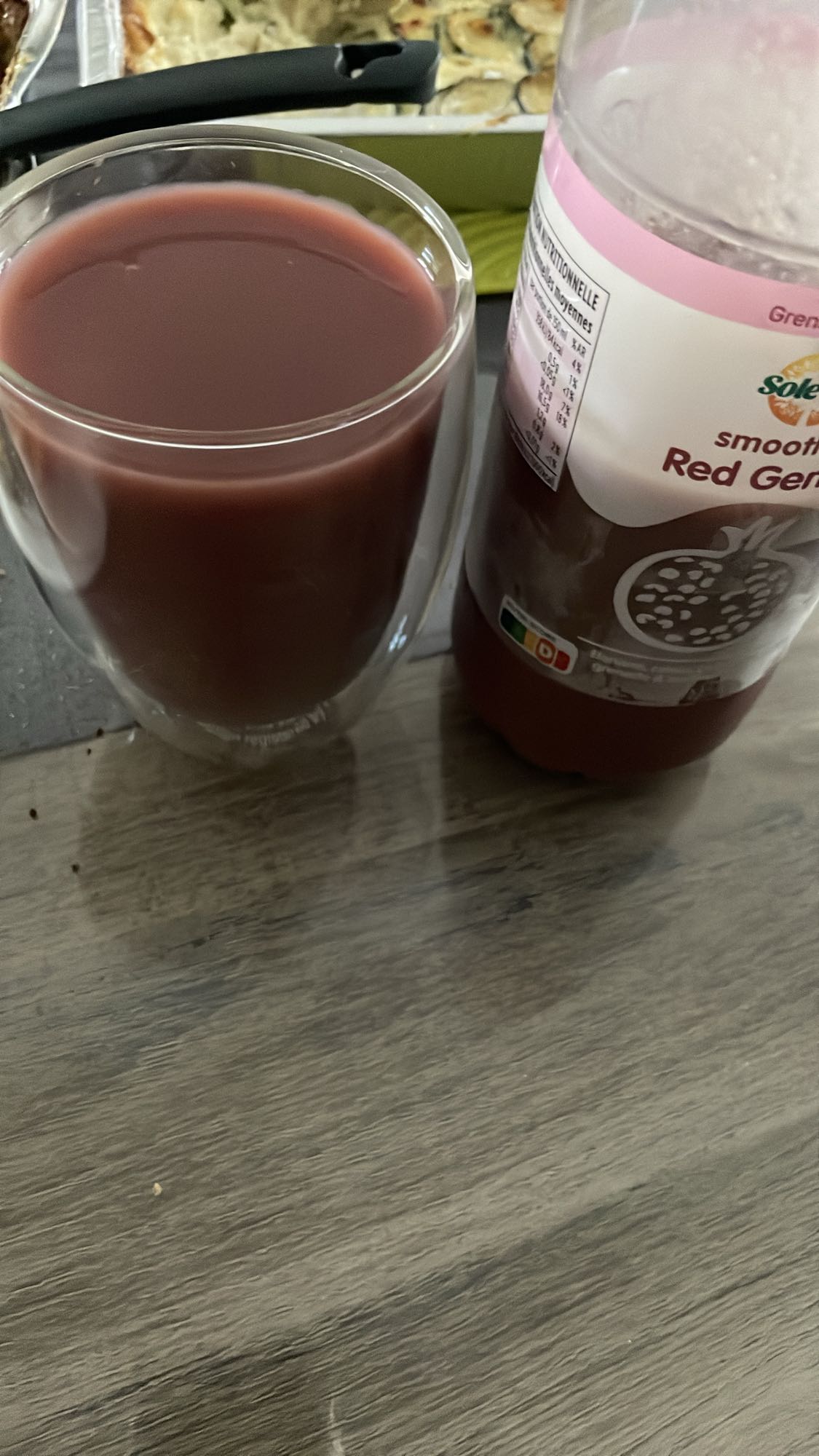 Jus de grenade rouge