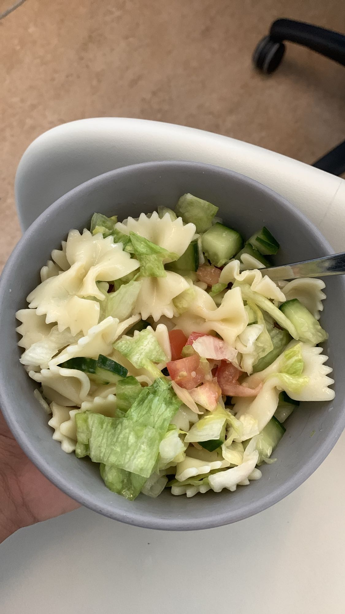 Pastasallad med grönsaker