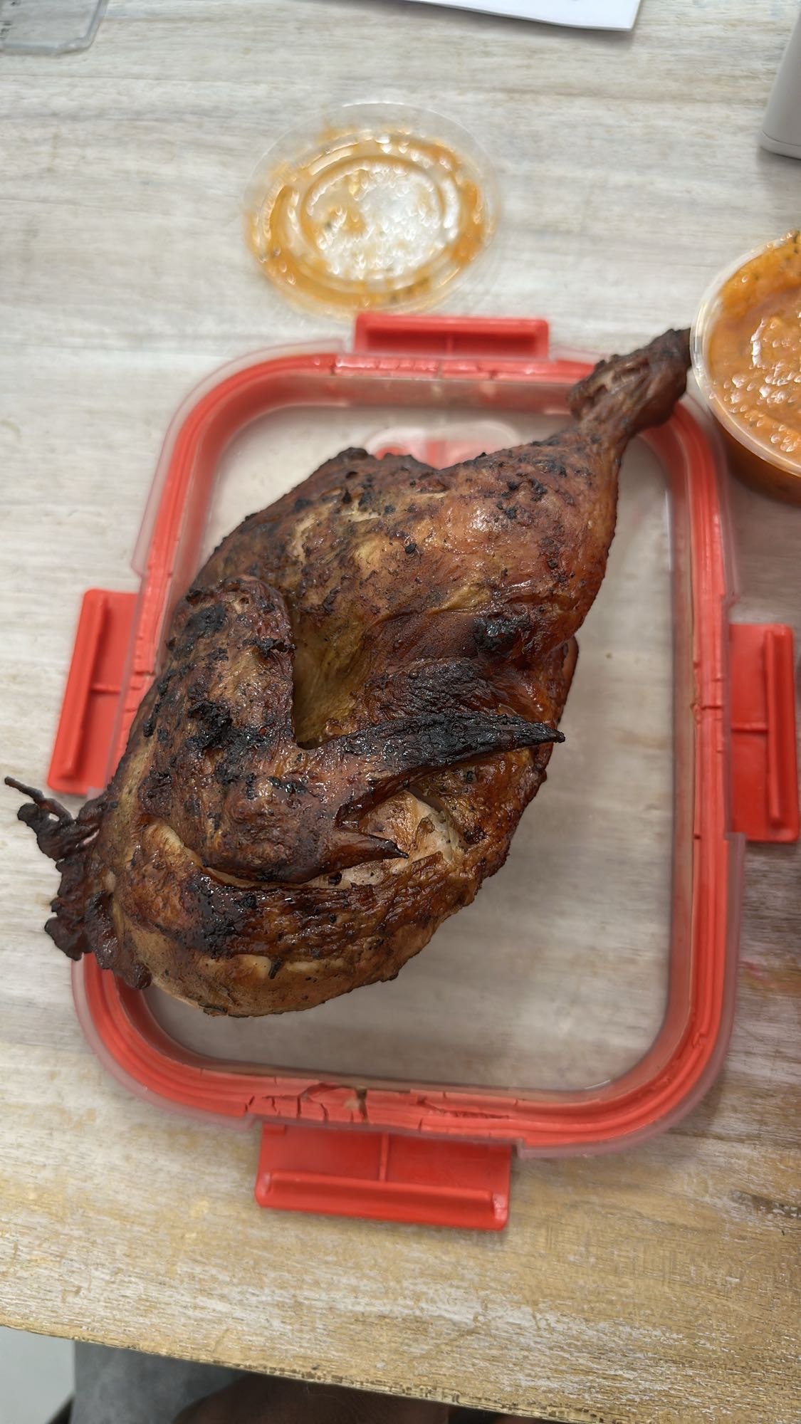 Poulet rôti avec sauce