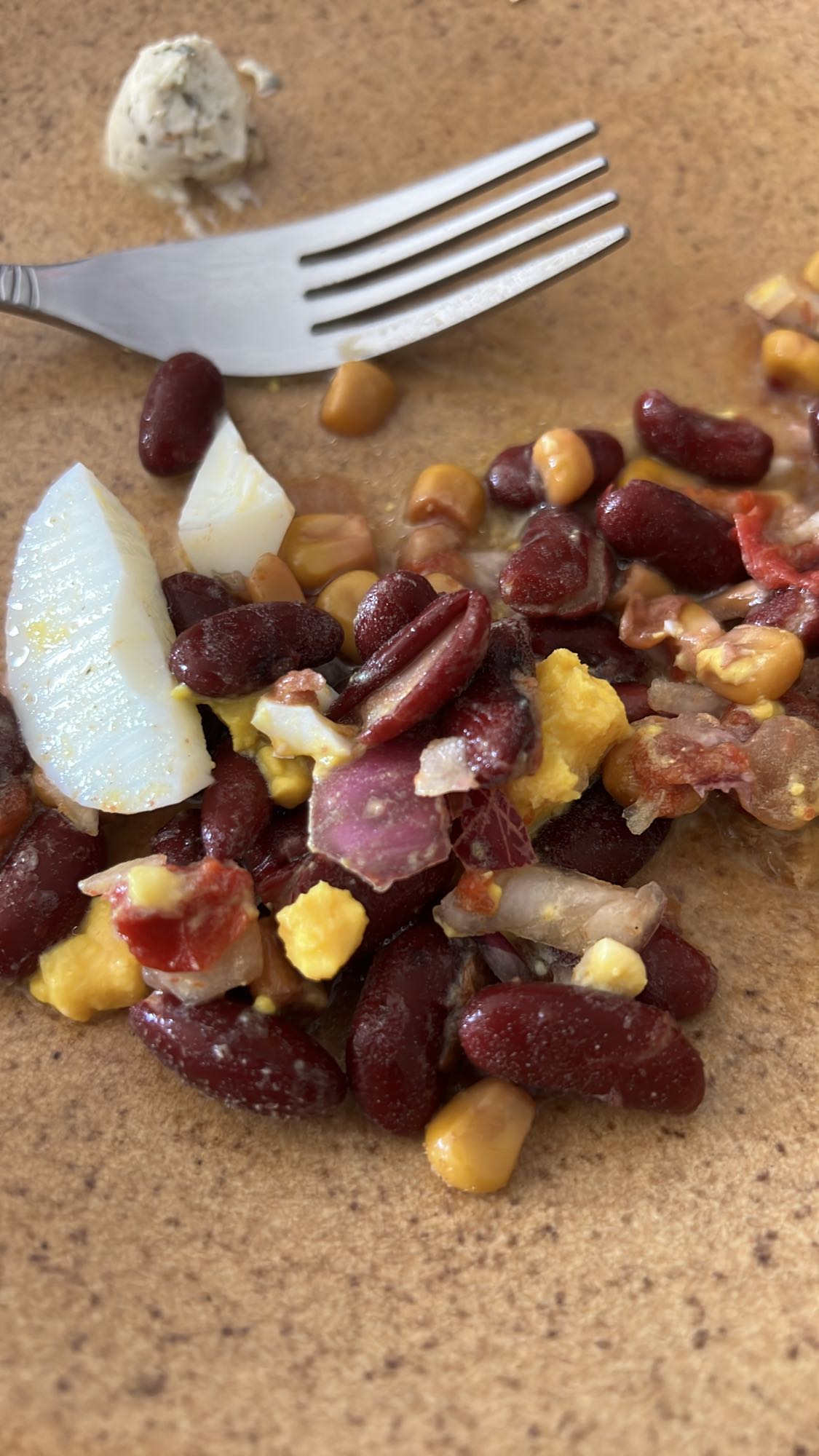 Salade haricots œuf