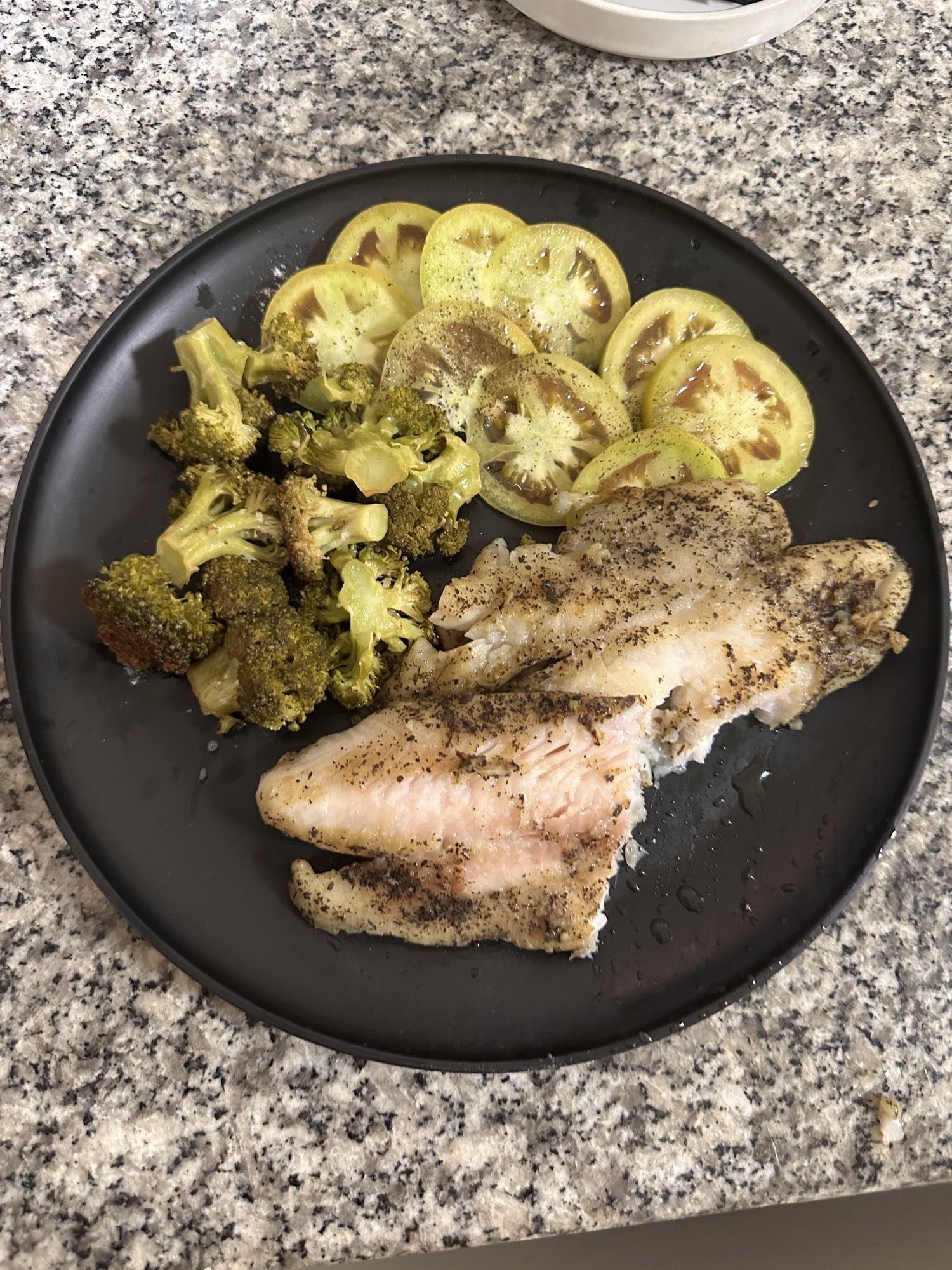 Pescado con verduras