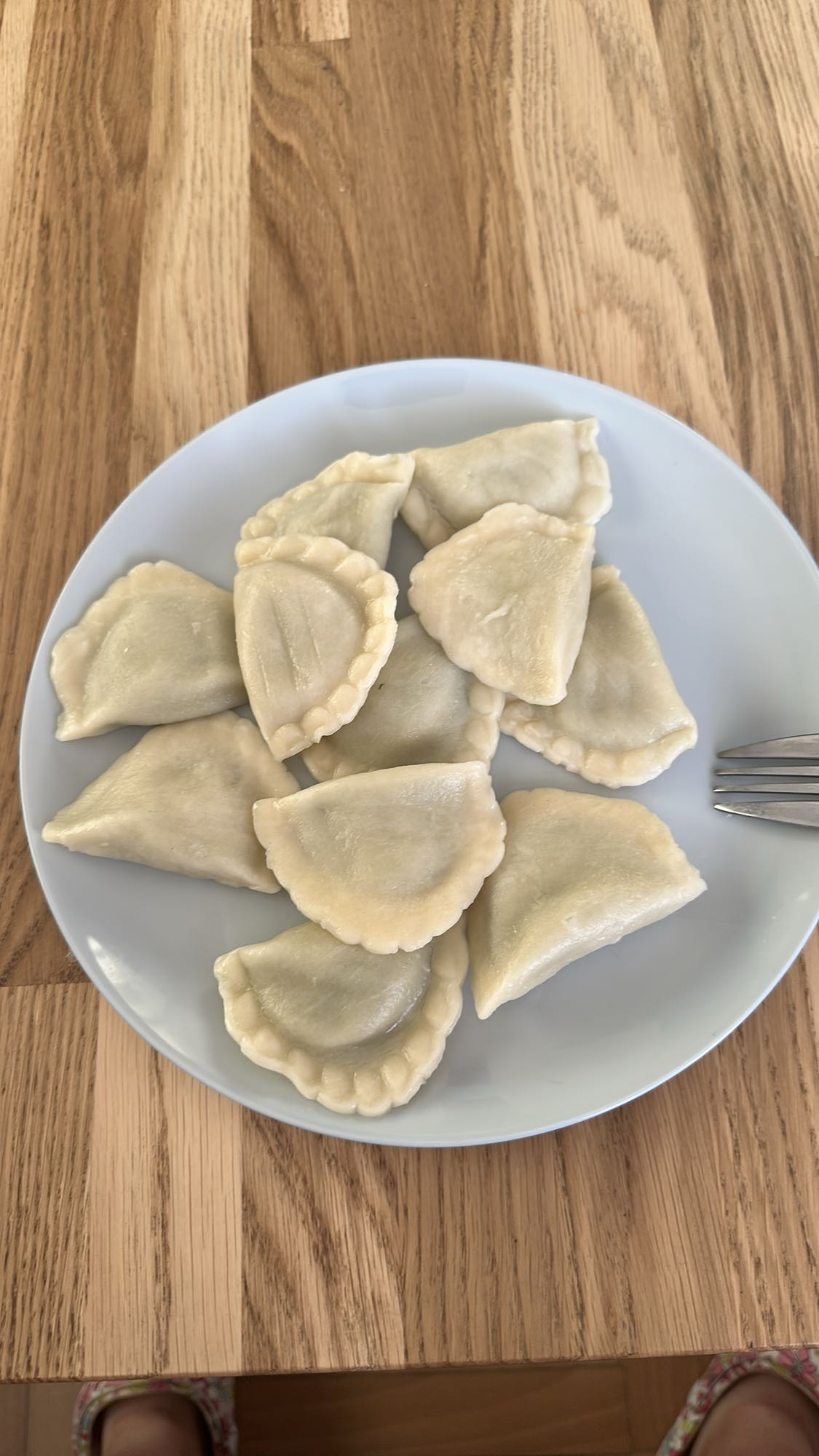 Pierogi ze szpinakiem