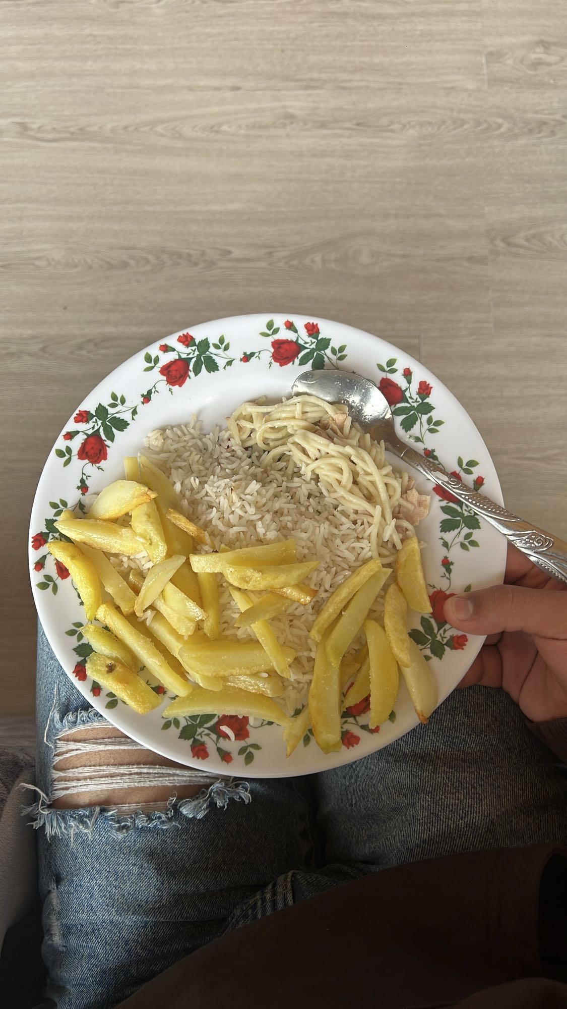 Rice, fries & pasta