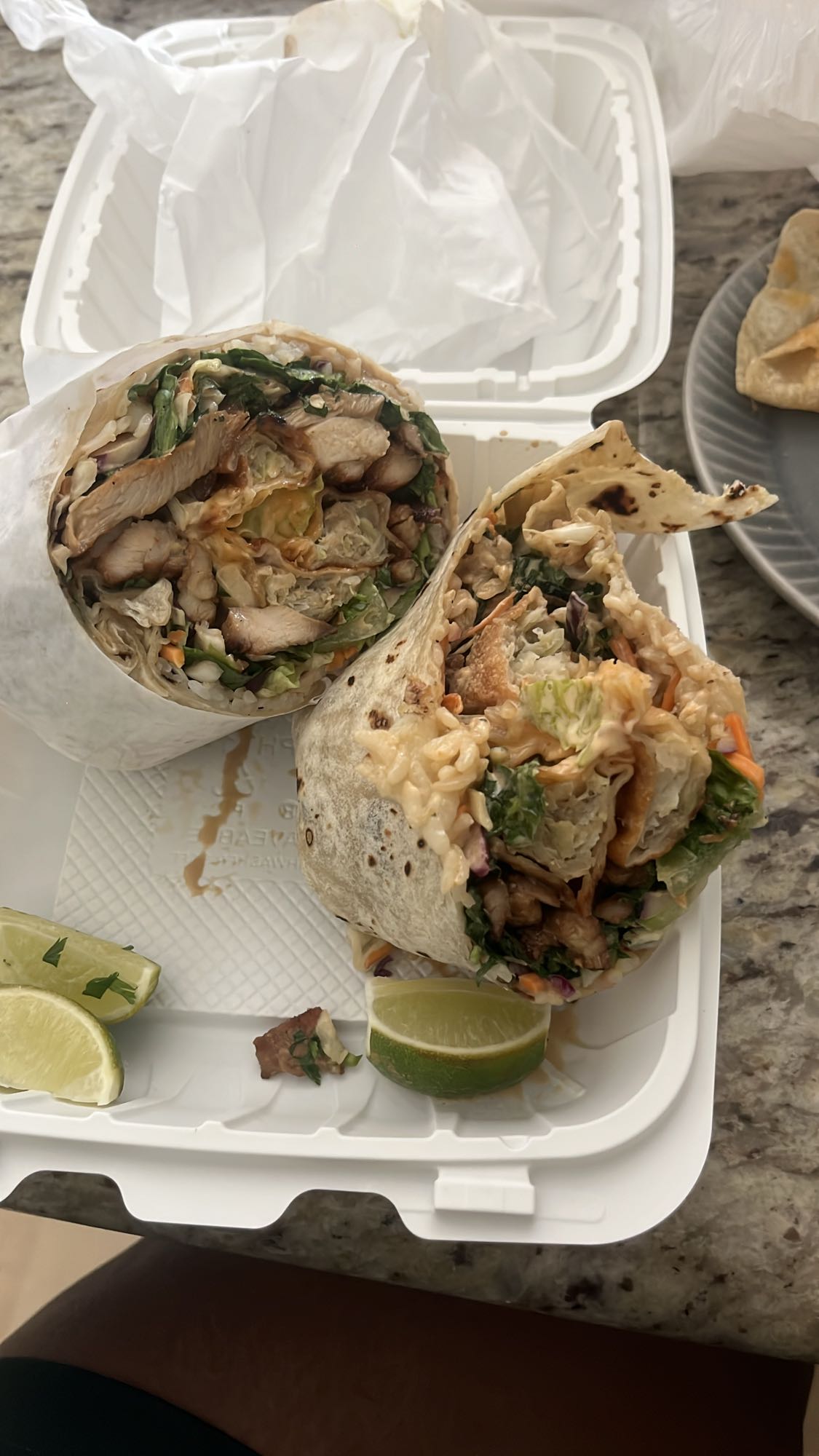Chicken Wrap Burrito