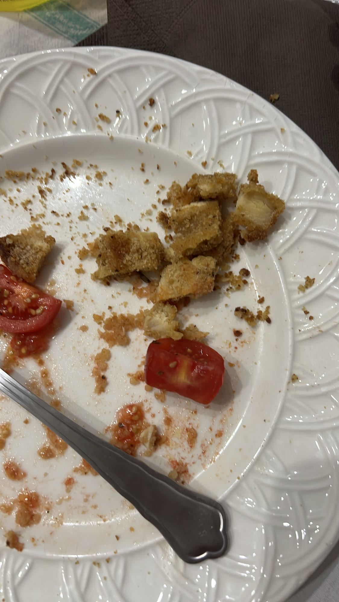 Fried Chicken & Tomato