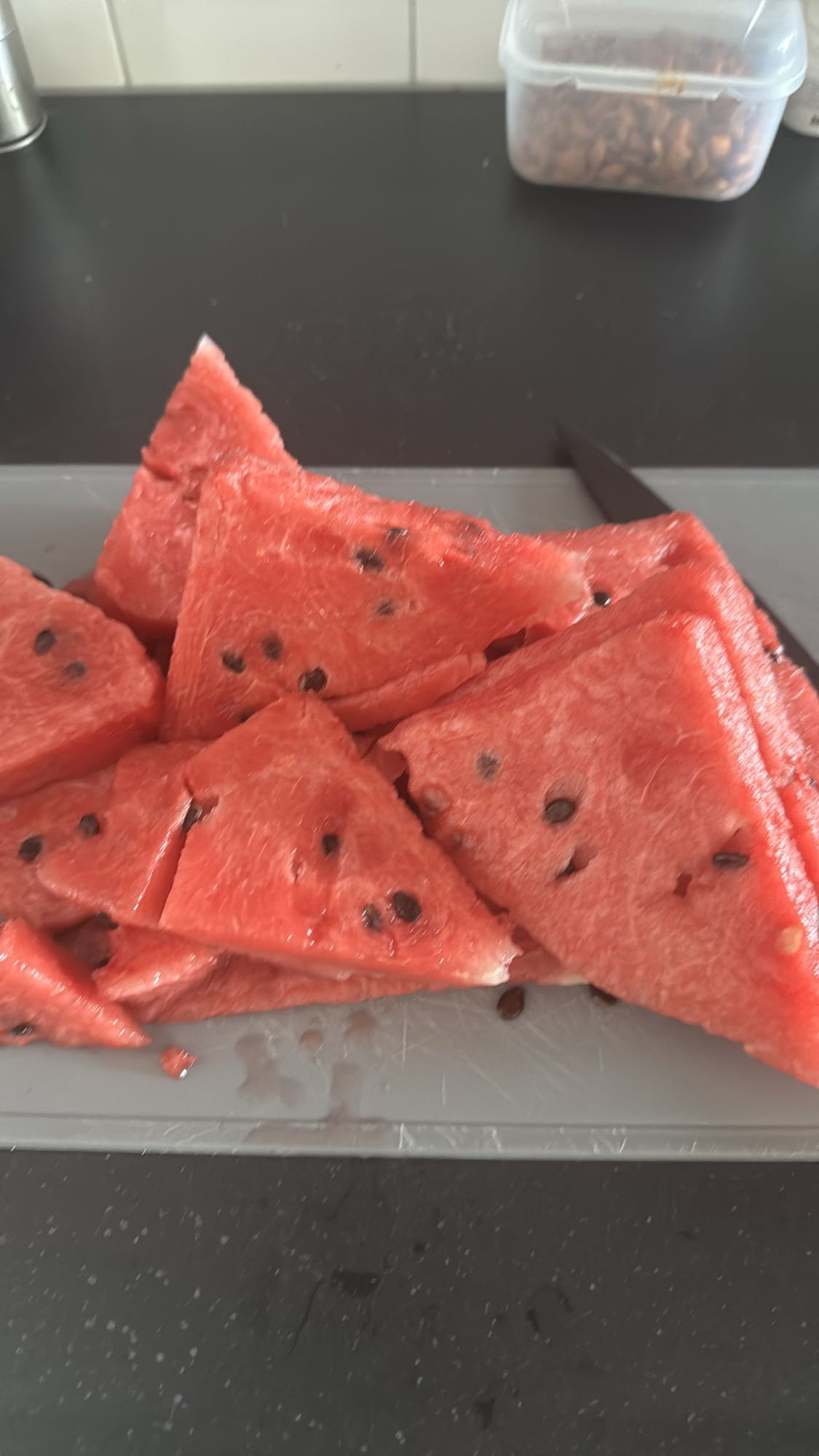 Watermeloen plakjes