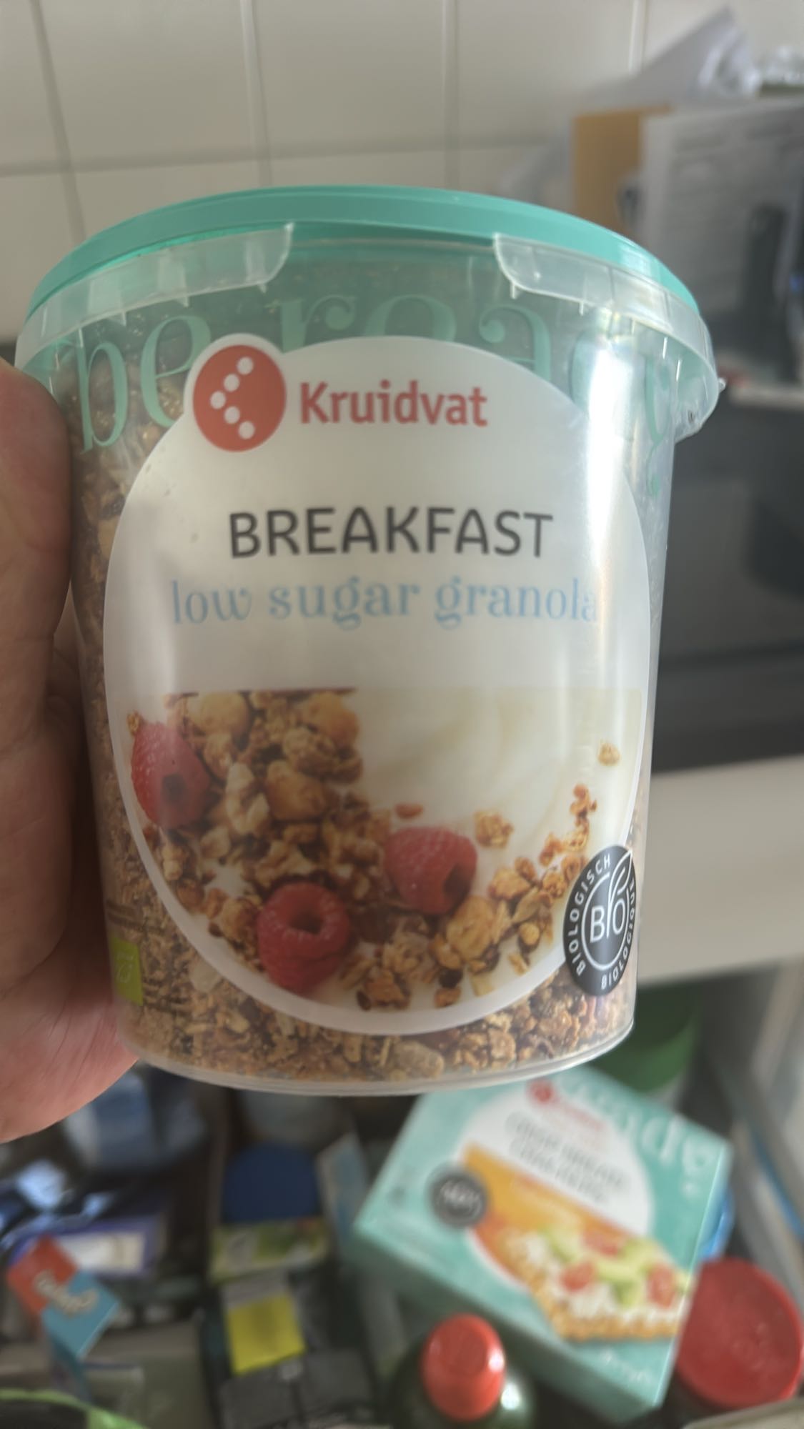 Low sugar granola