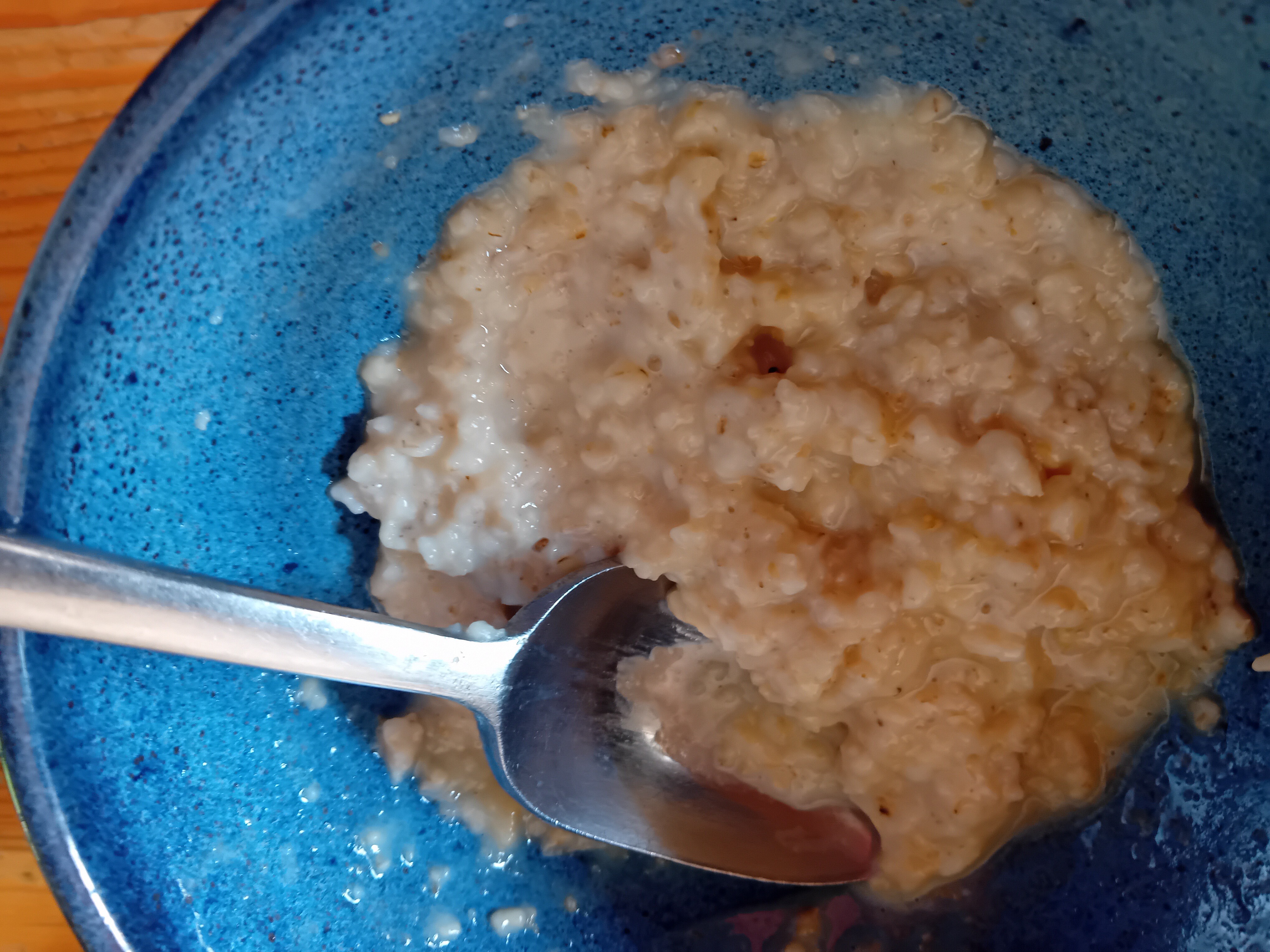 Gruau avec sirop d'érable