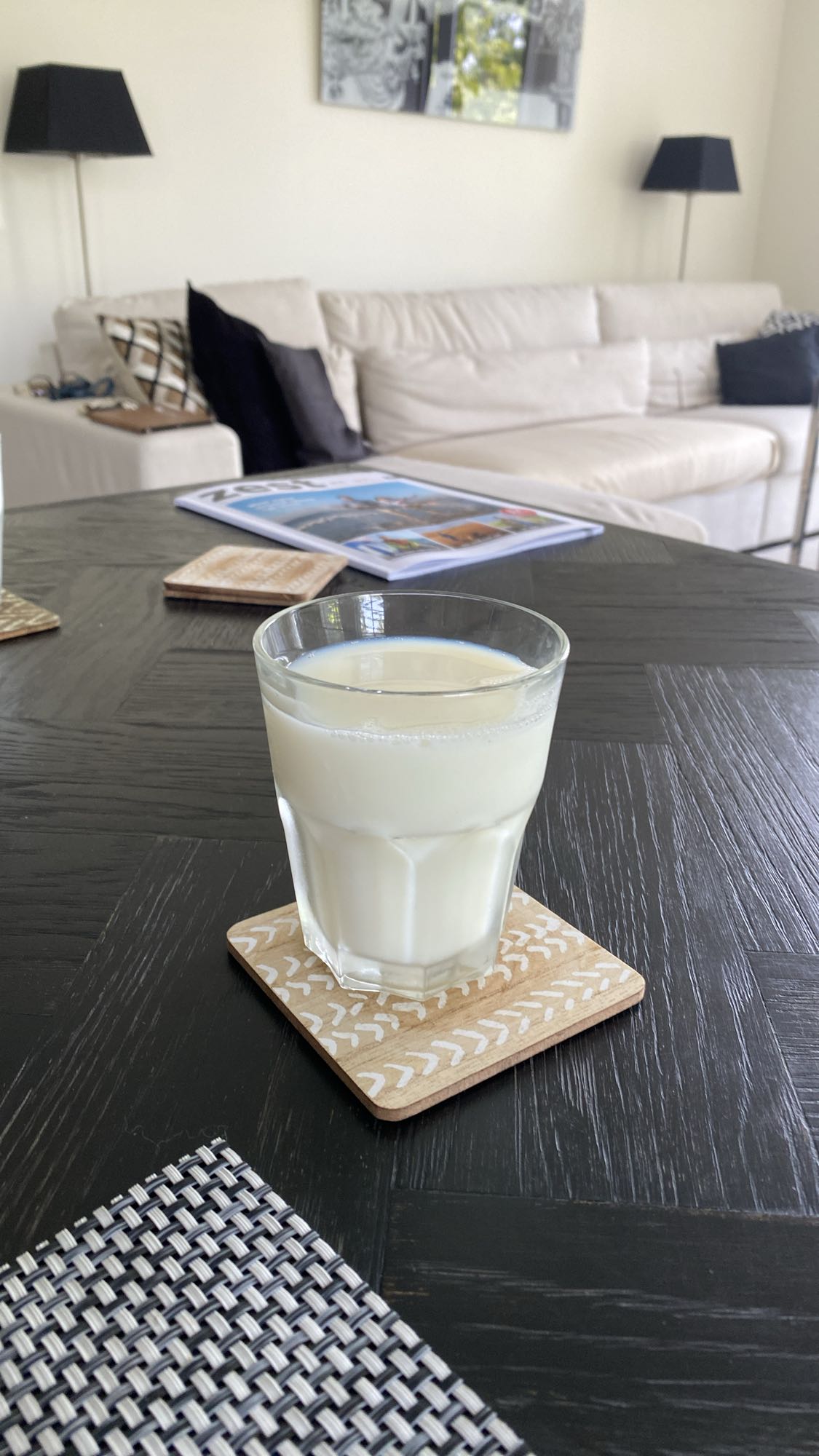 glas magere melk
