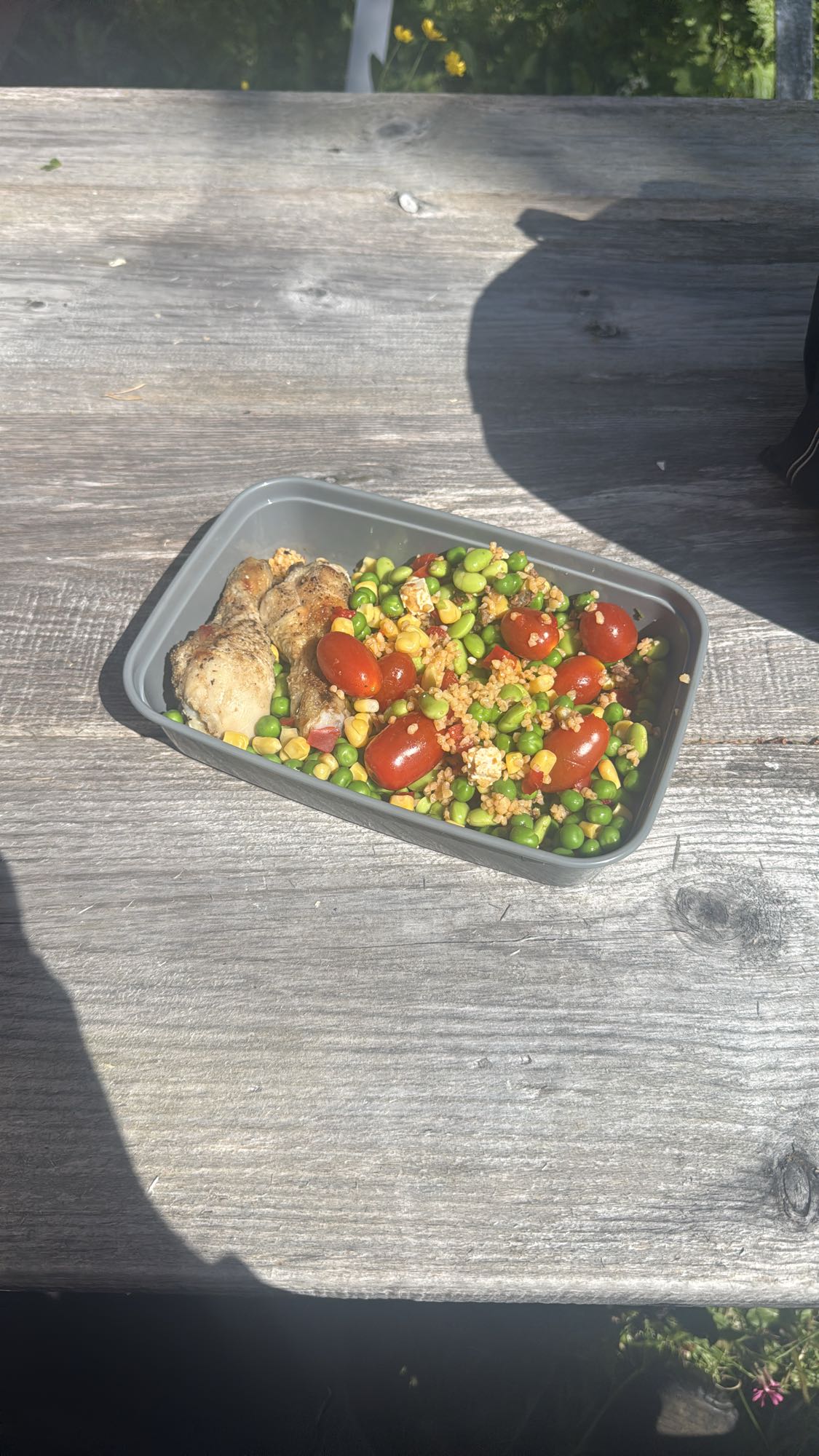 Kyckling med grönsaksbulgur