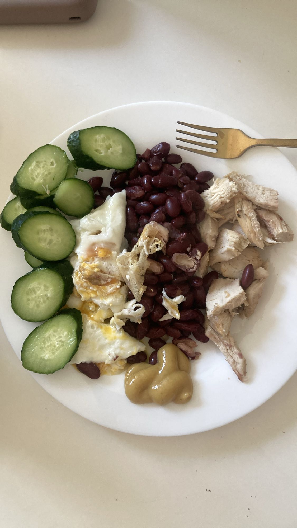 Chicken Bean Protein Plate
