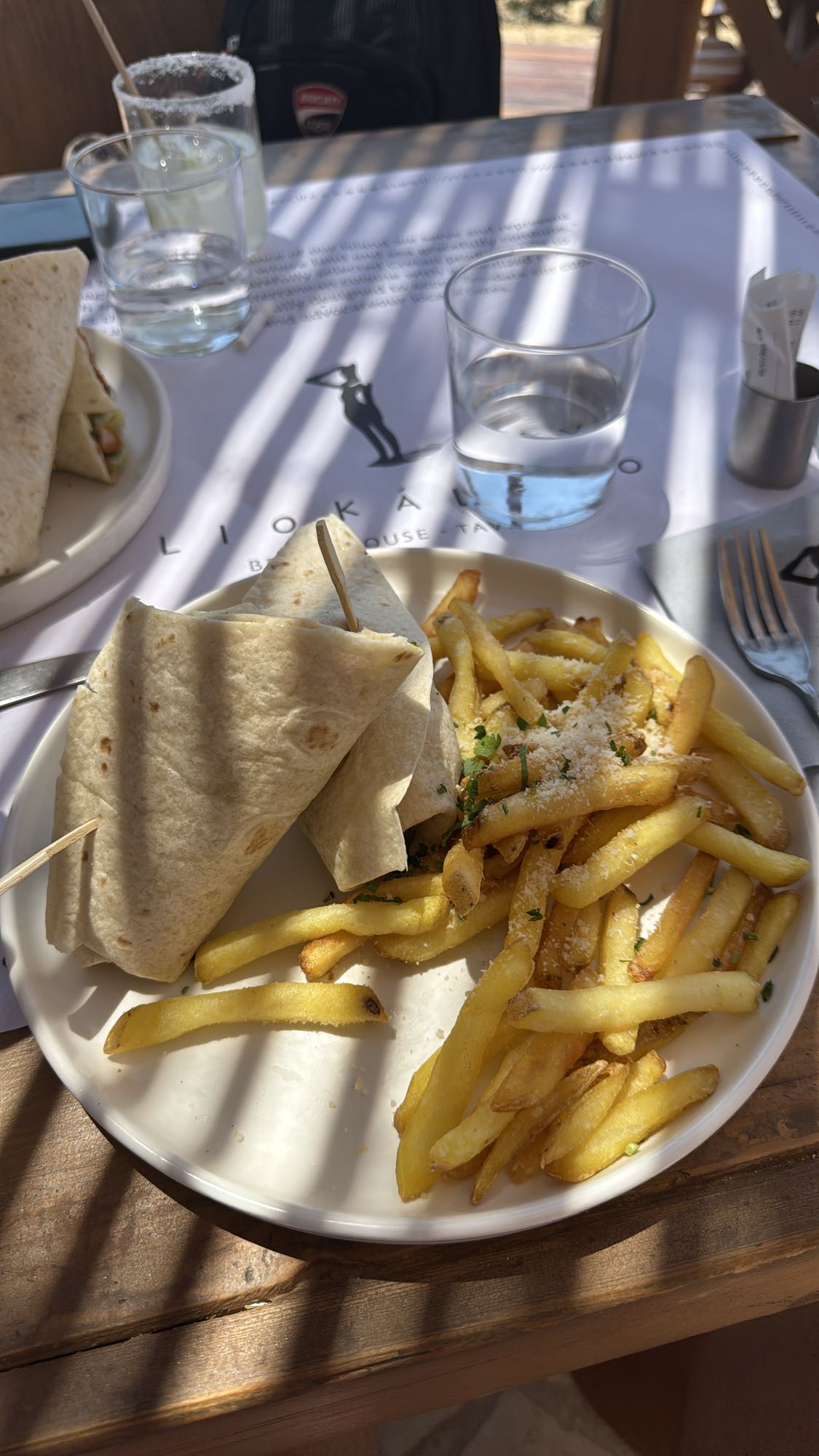 Wrap sültkrumplival