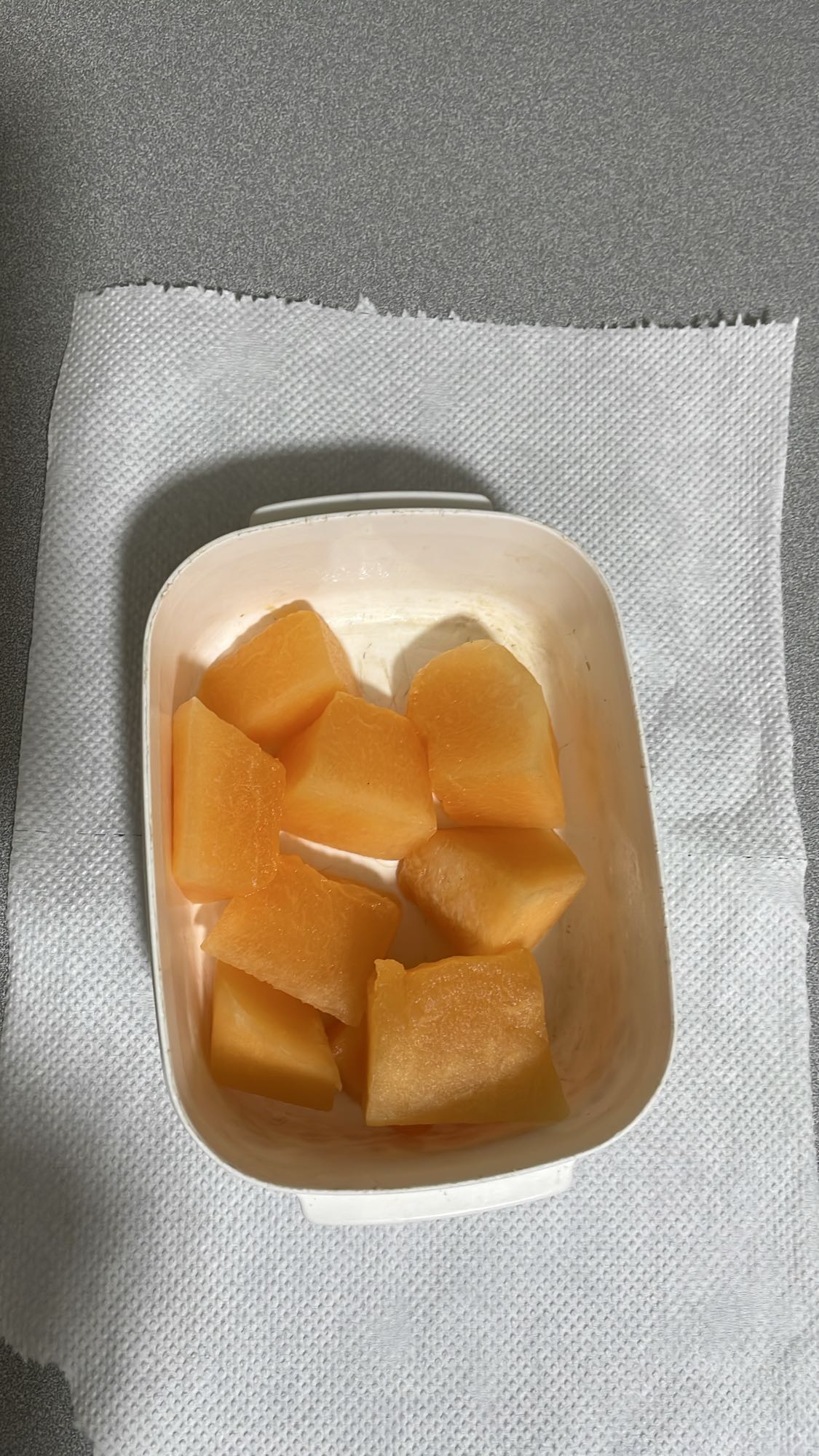 Cantaloupe cubes