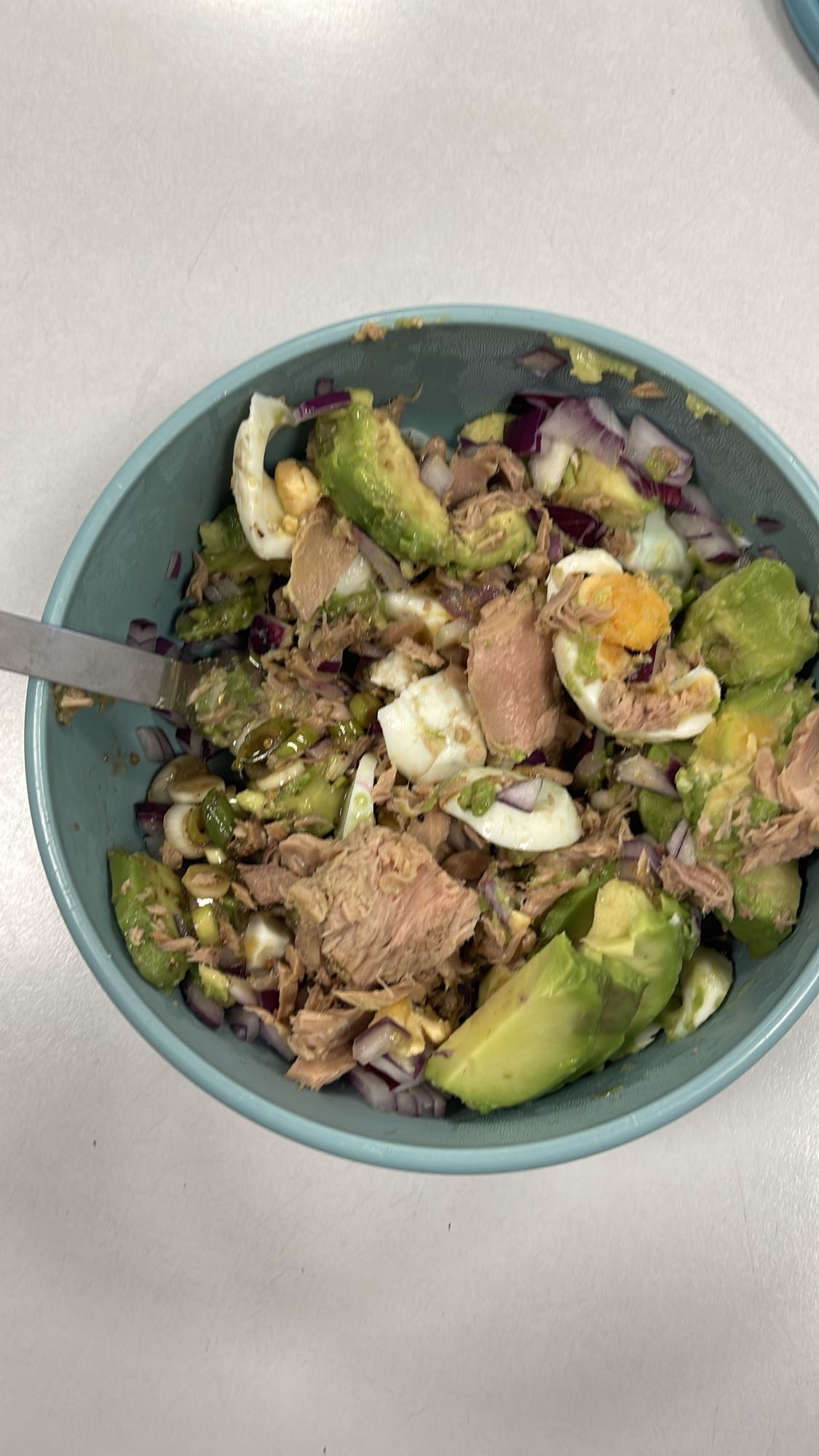 Tonijn avocado salade