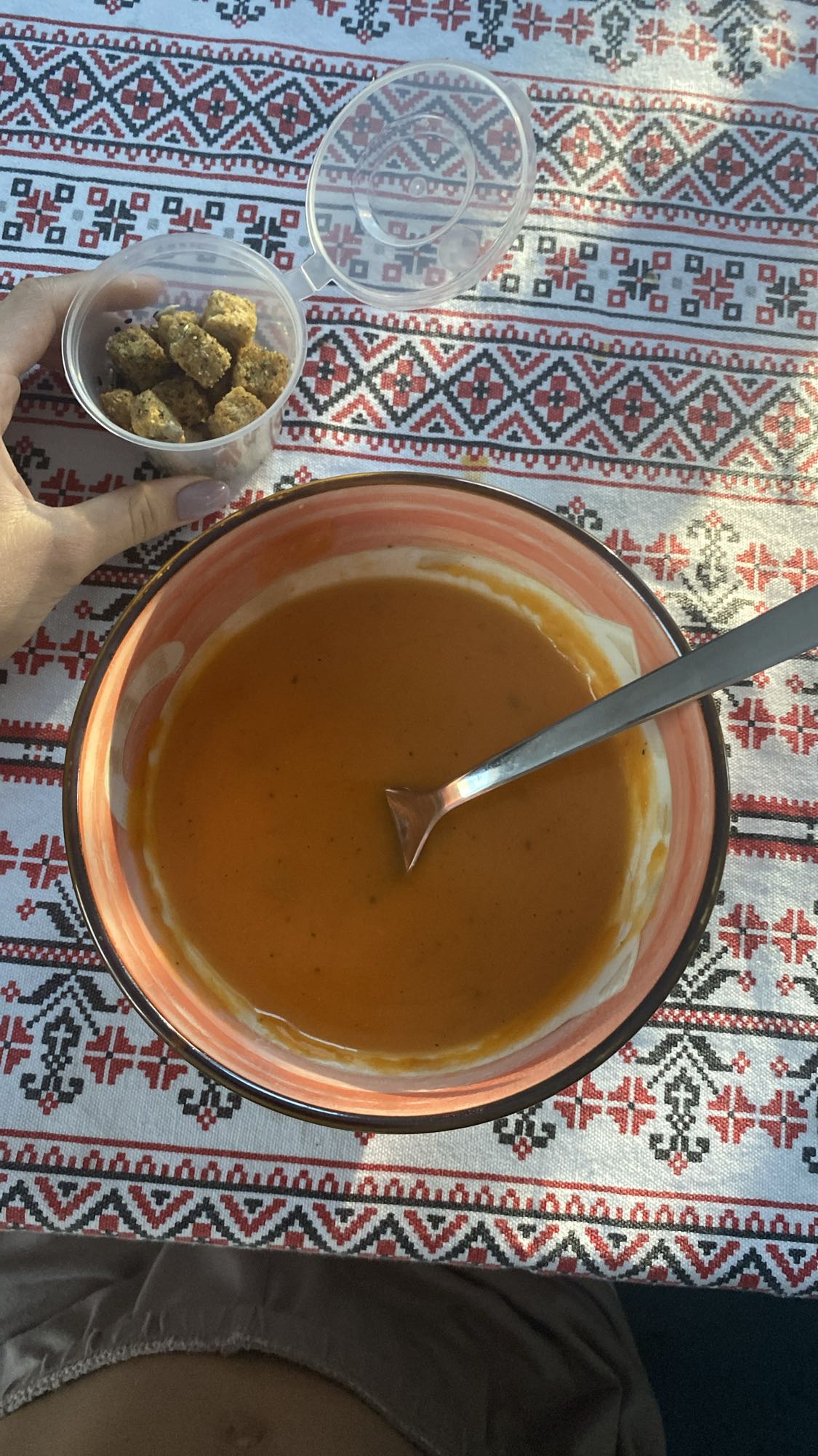 Supă cremă de roșii