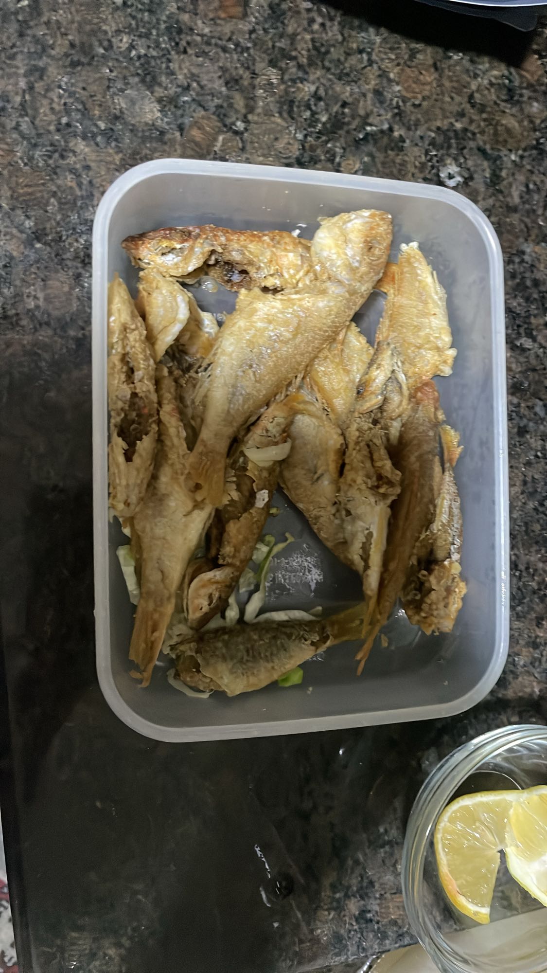 Fried whole fish