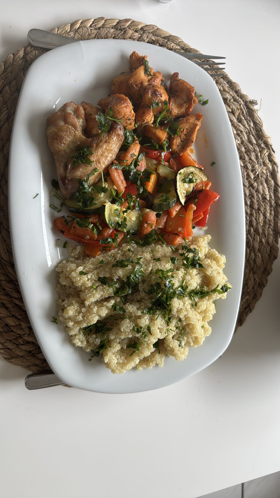 kip met quinoa en groenten