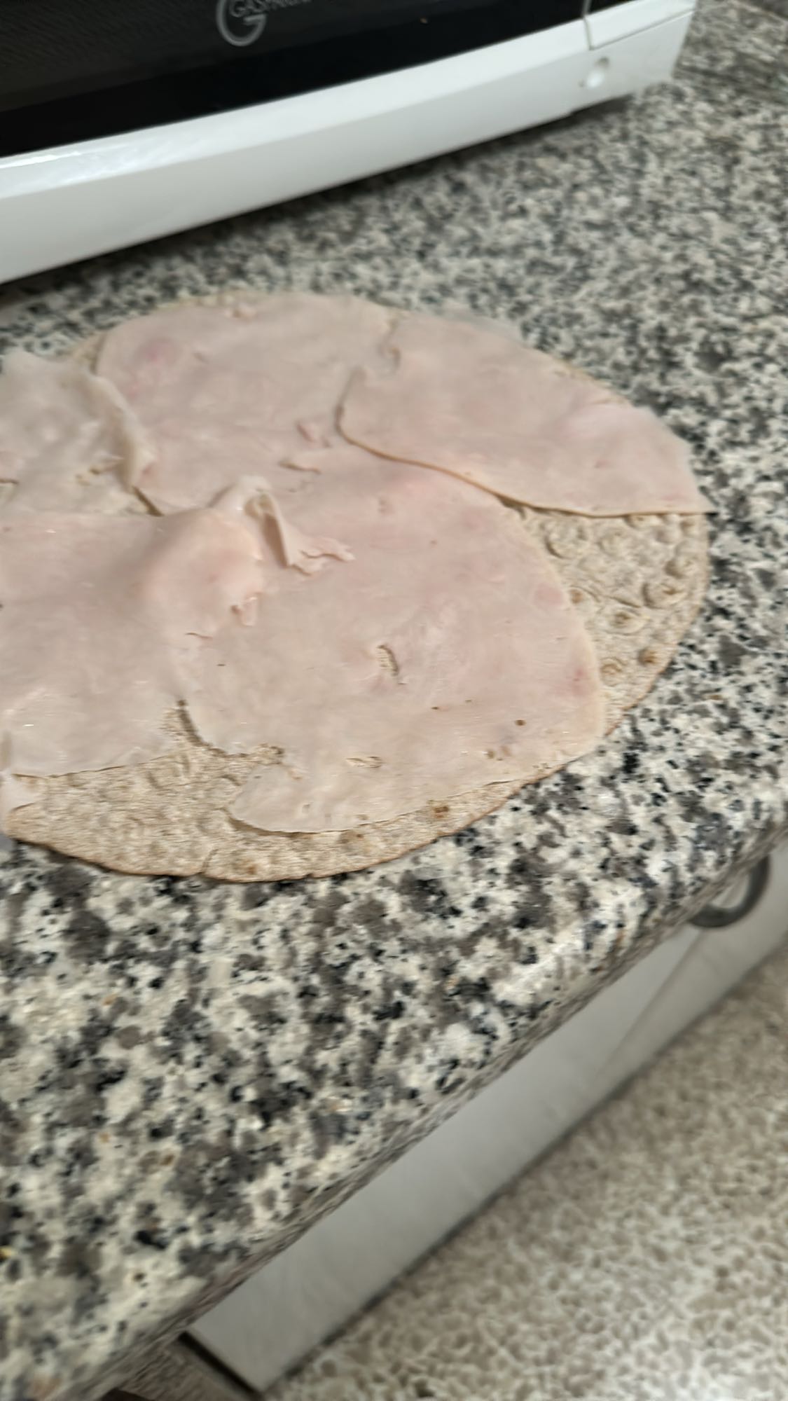 Turkey crispbread wrap