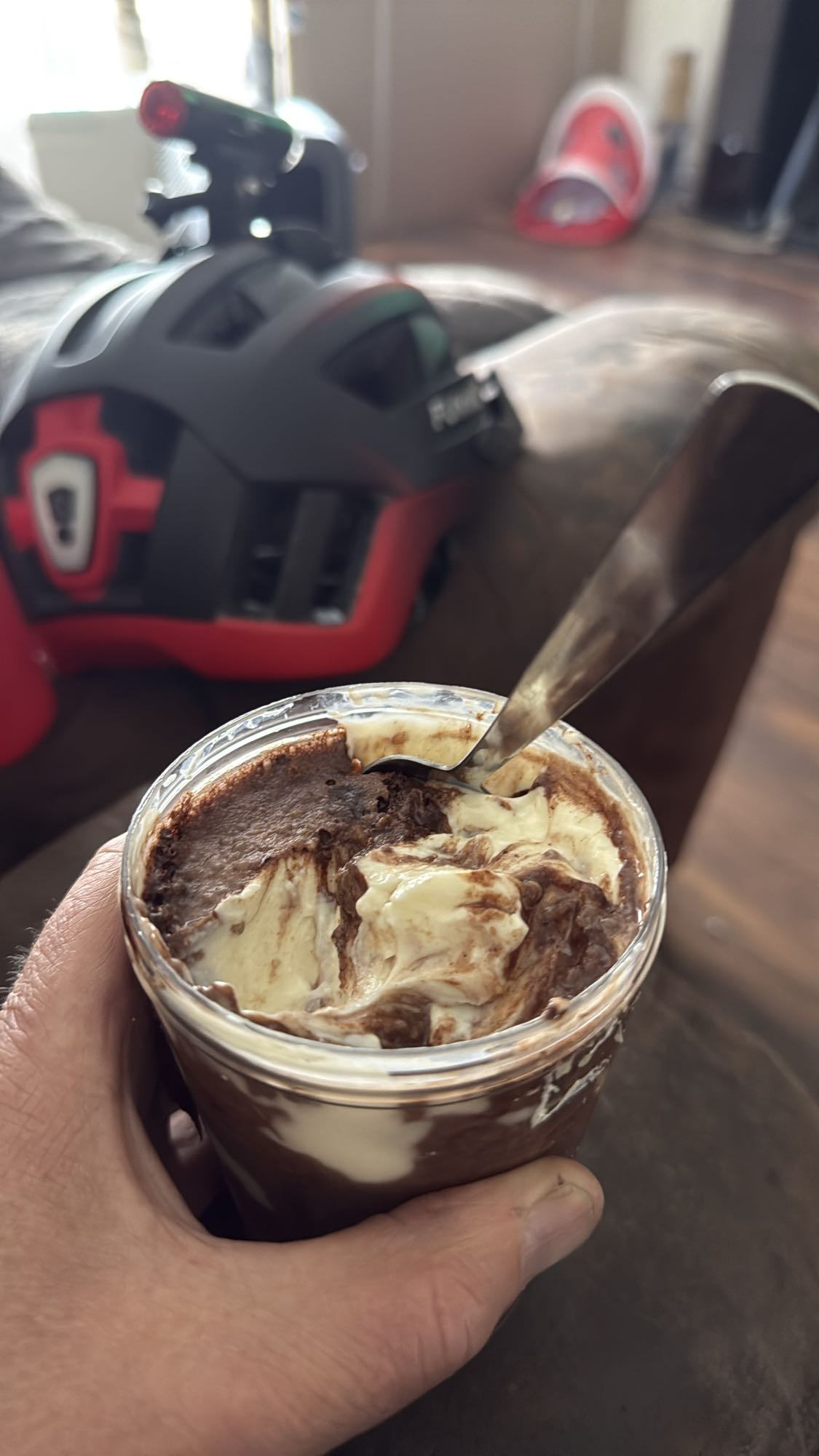 Étage aux chocolats porteries et yogourt grec protéine