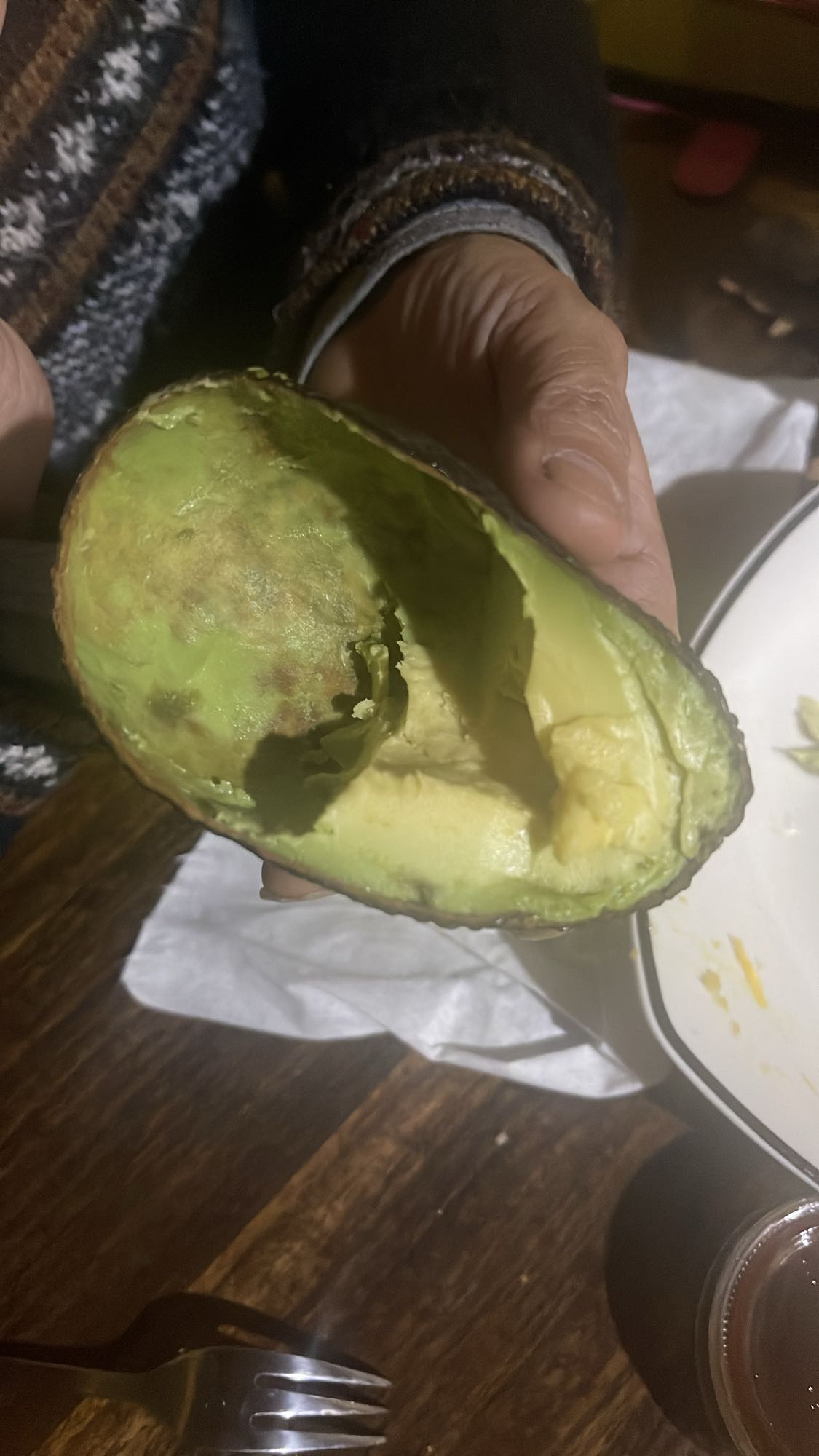 Mitad de aguacate