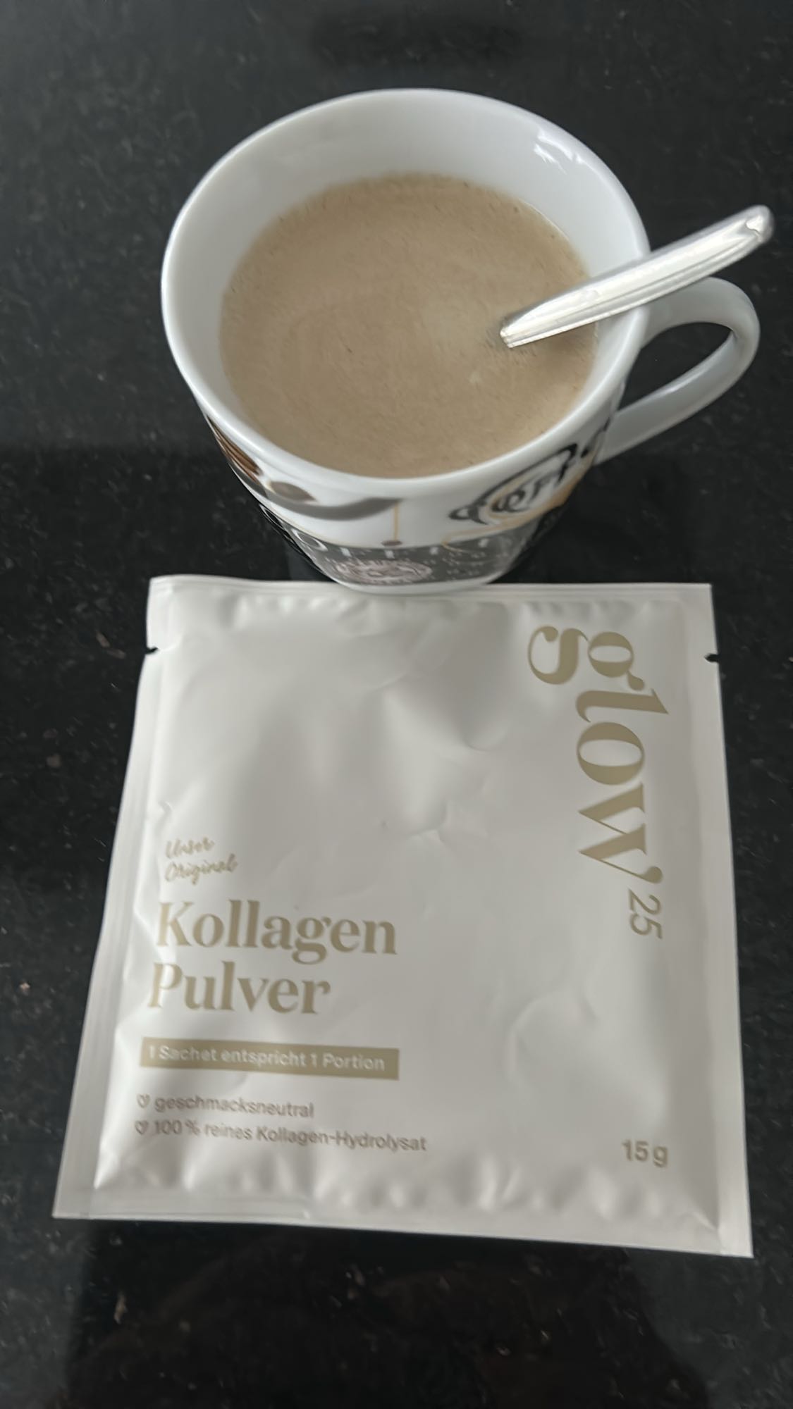 Kaffee mit Kollagen