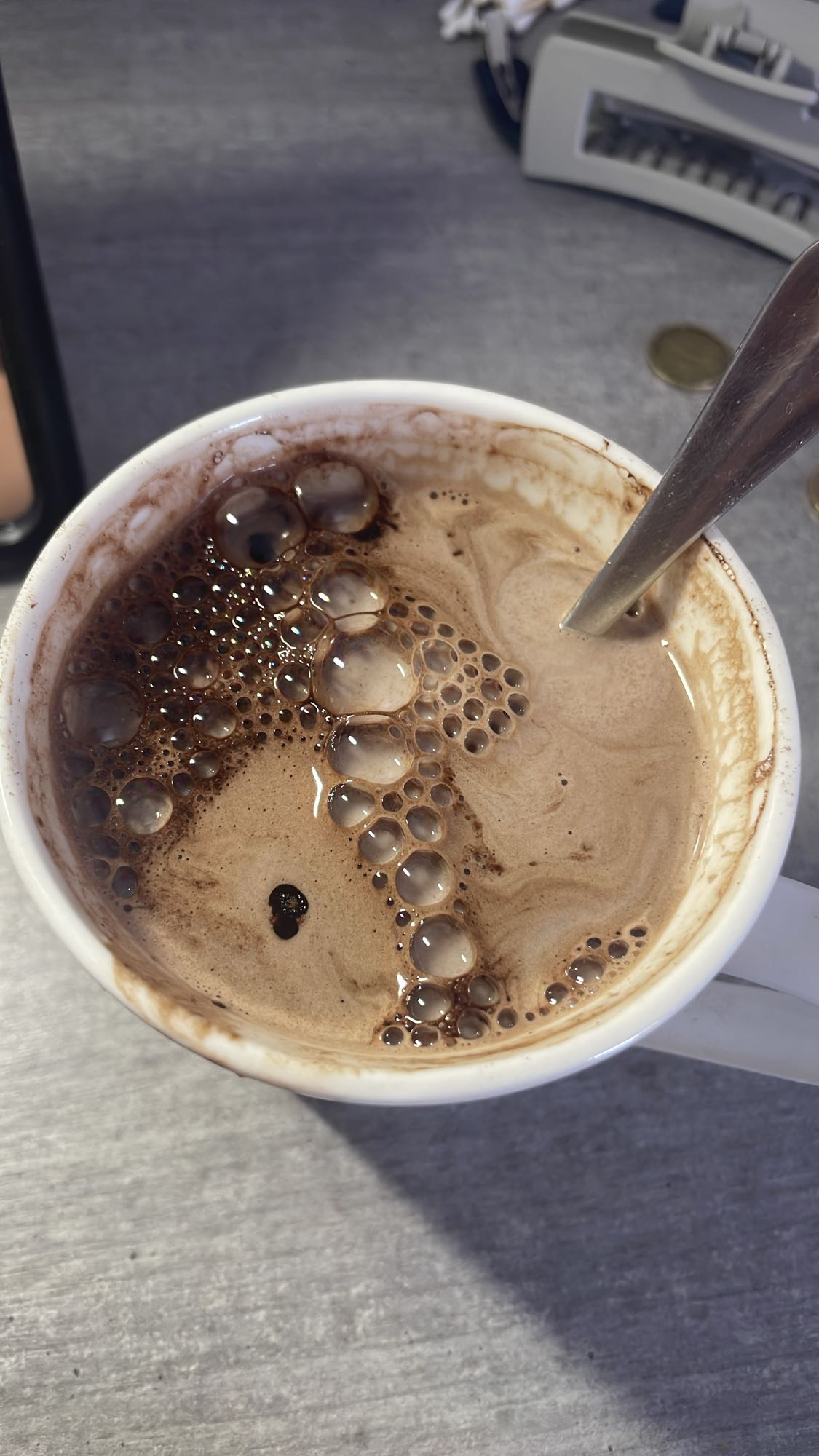 Tasse heiße Schokolade