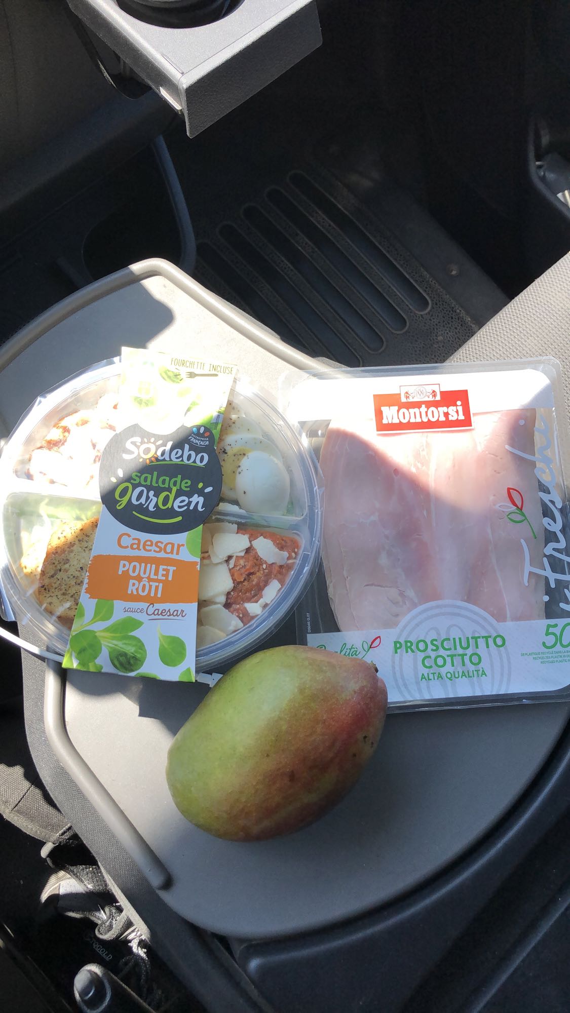 Salade poulet et mangue