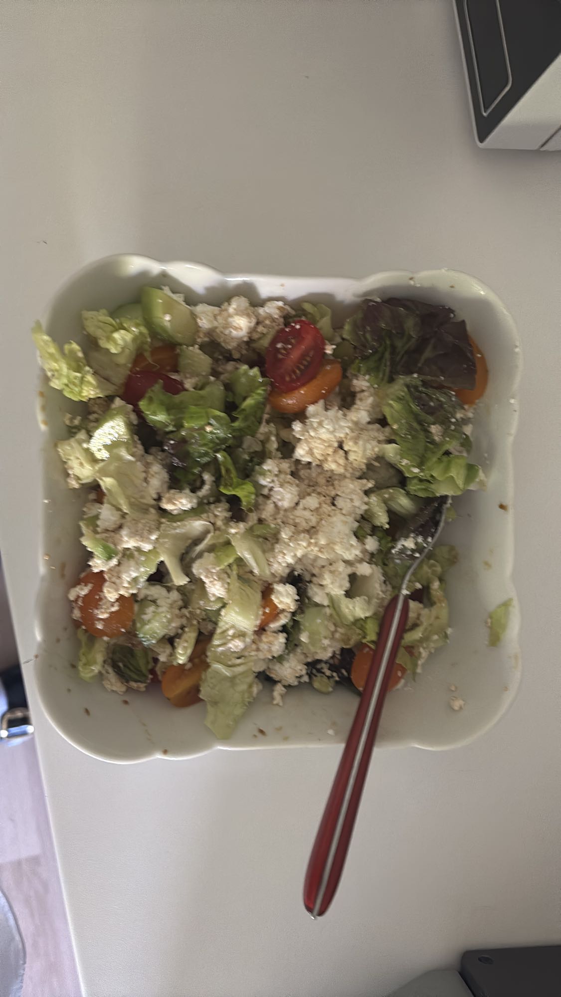Salade fraîche au fromage