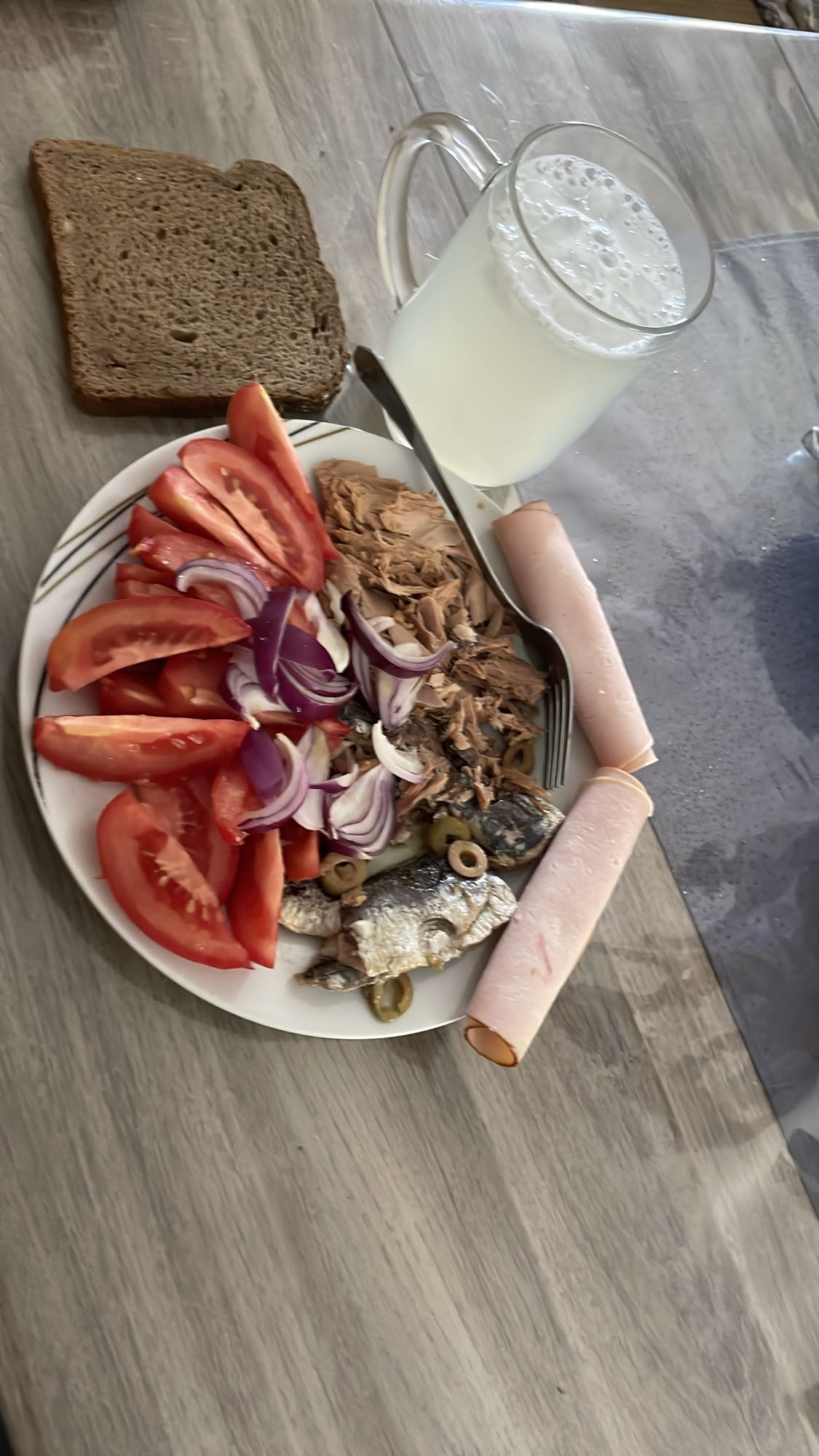 Déjeuner protéiné varié