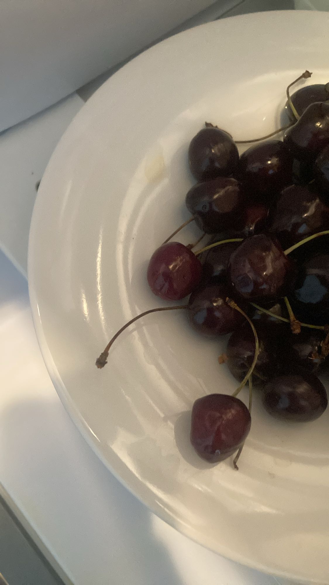 Fresh Cherries Plate