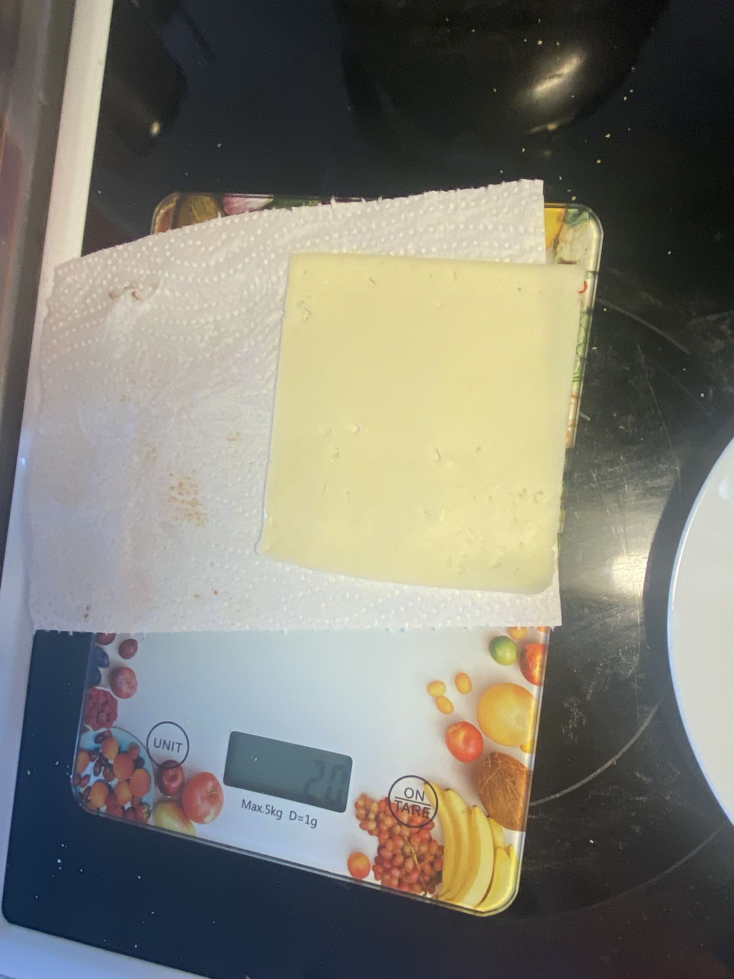 شريحة جبنة صفراء