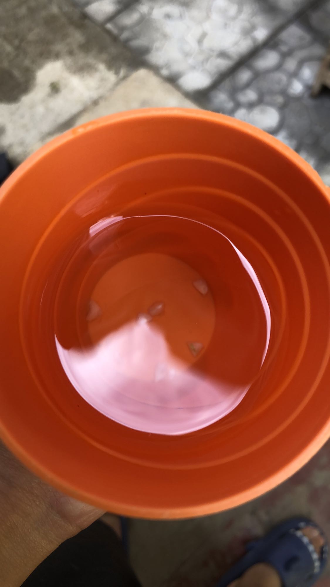 vaso de agua