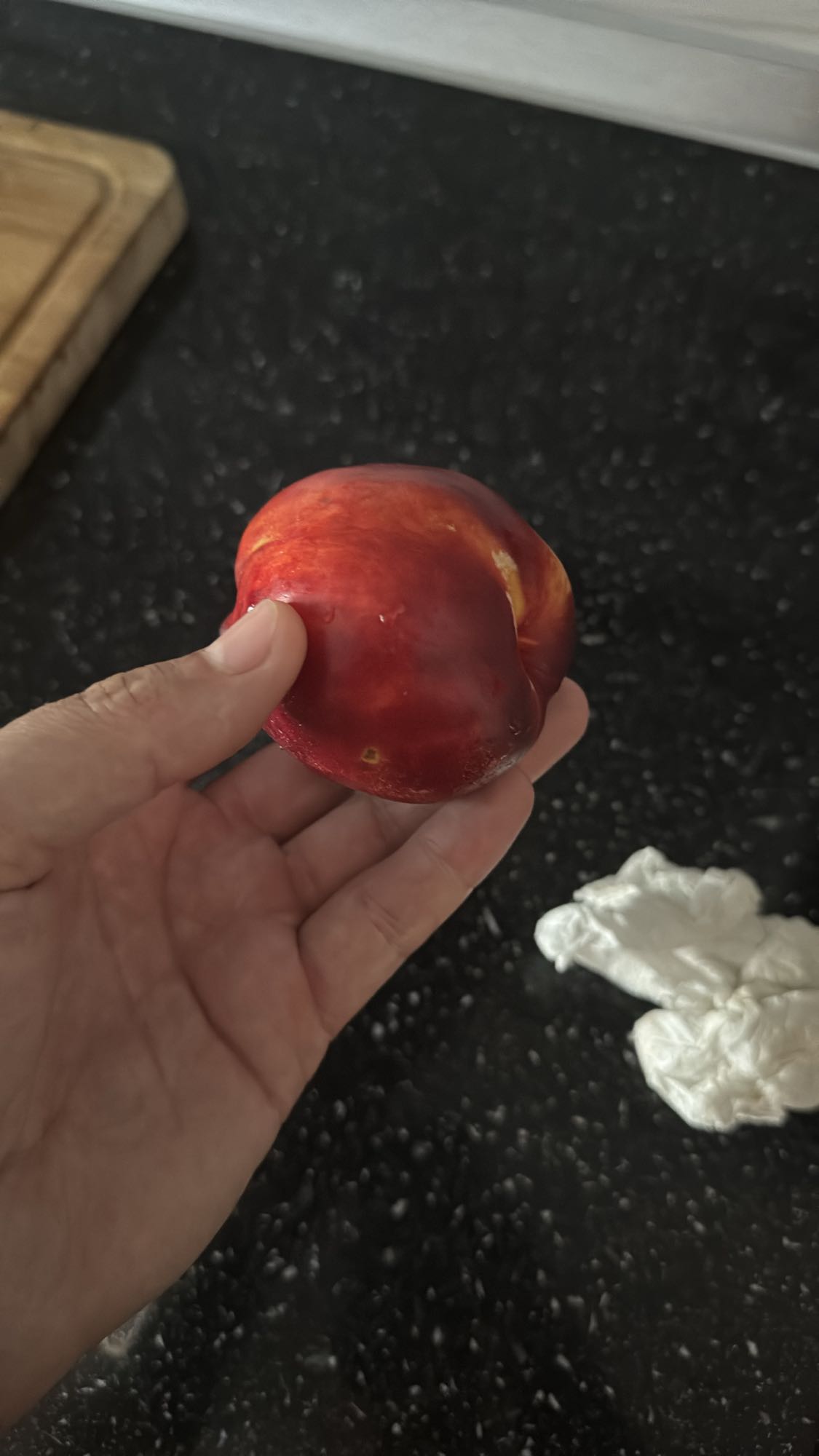 Fresh nectarine snack
