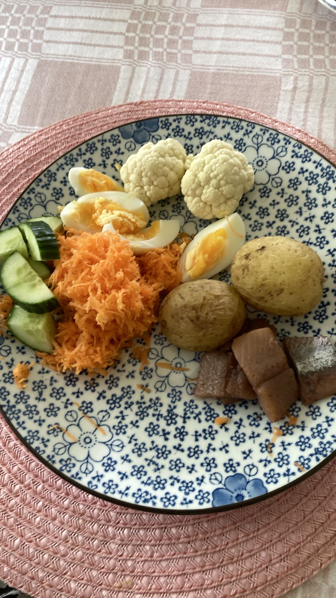 Tallrik med ägg & sill