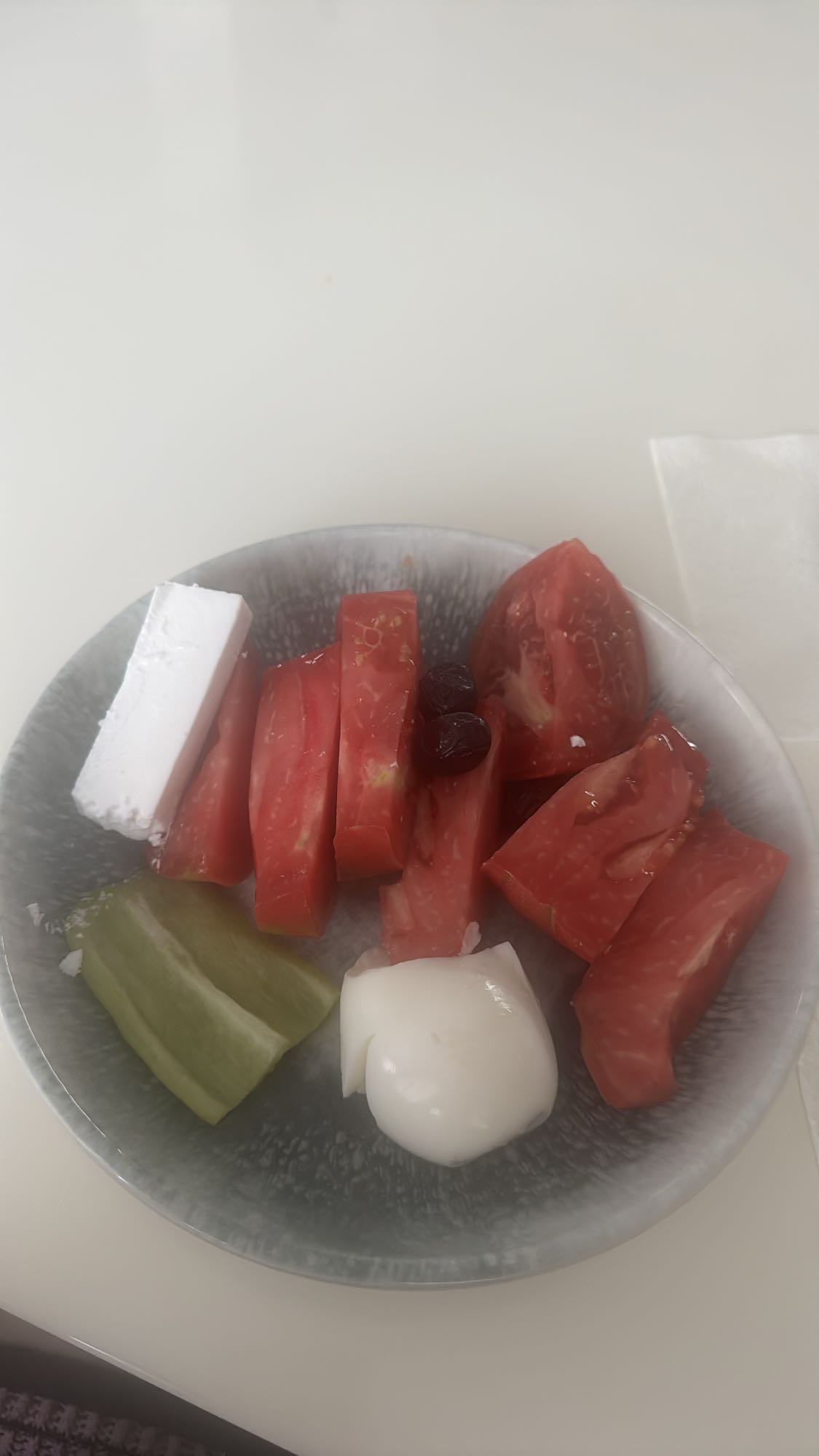 Fresh veggie & cheese plate