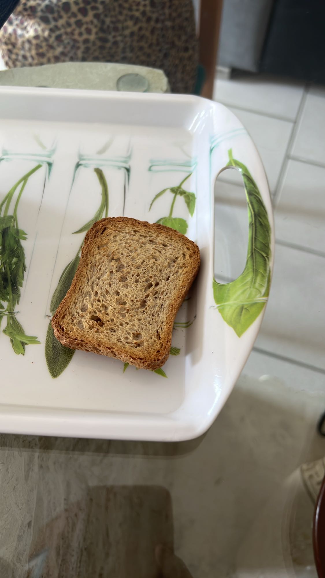 Tartine de pain complet