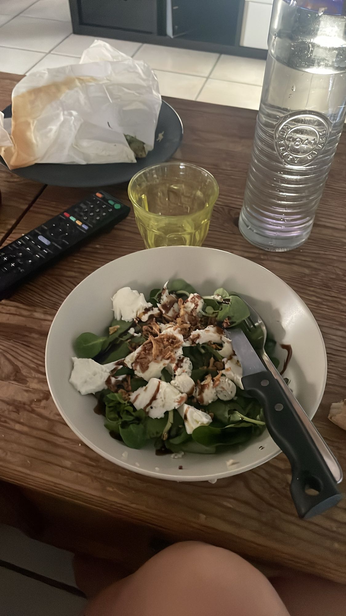 Salade chèvre et mâche