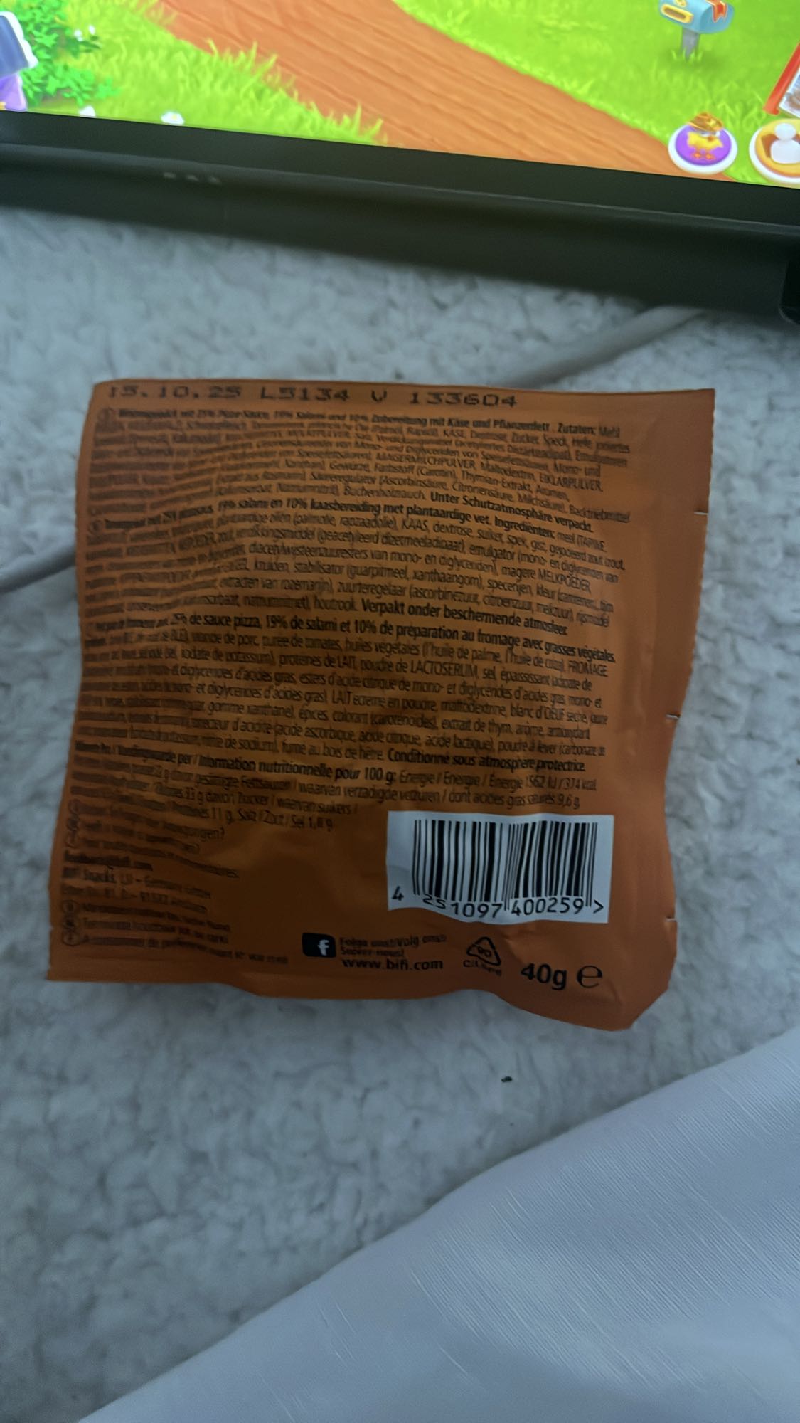 Bifi Snack Pizza Style