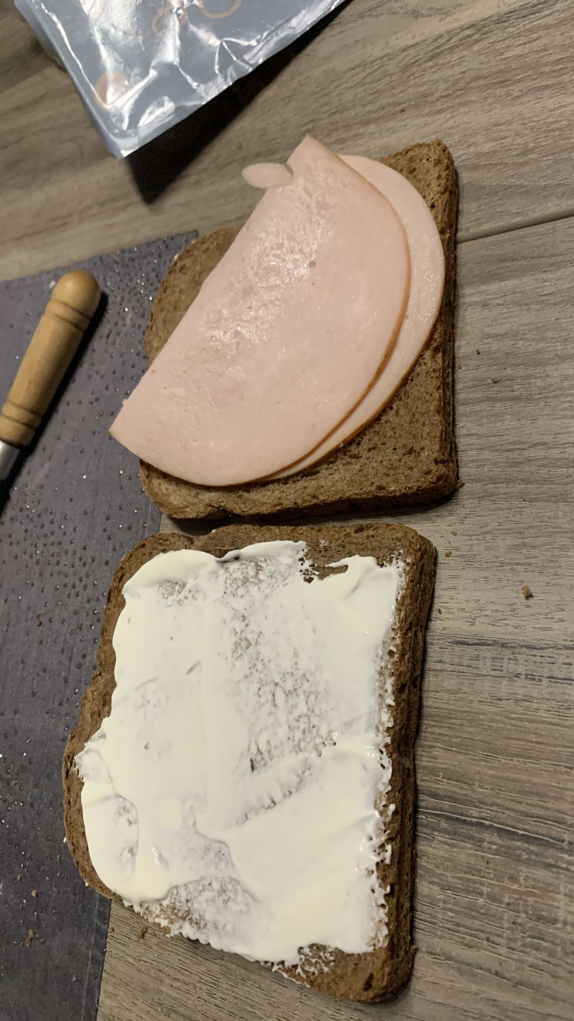 Sandwich blanc de poulet et fromage St Môret