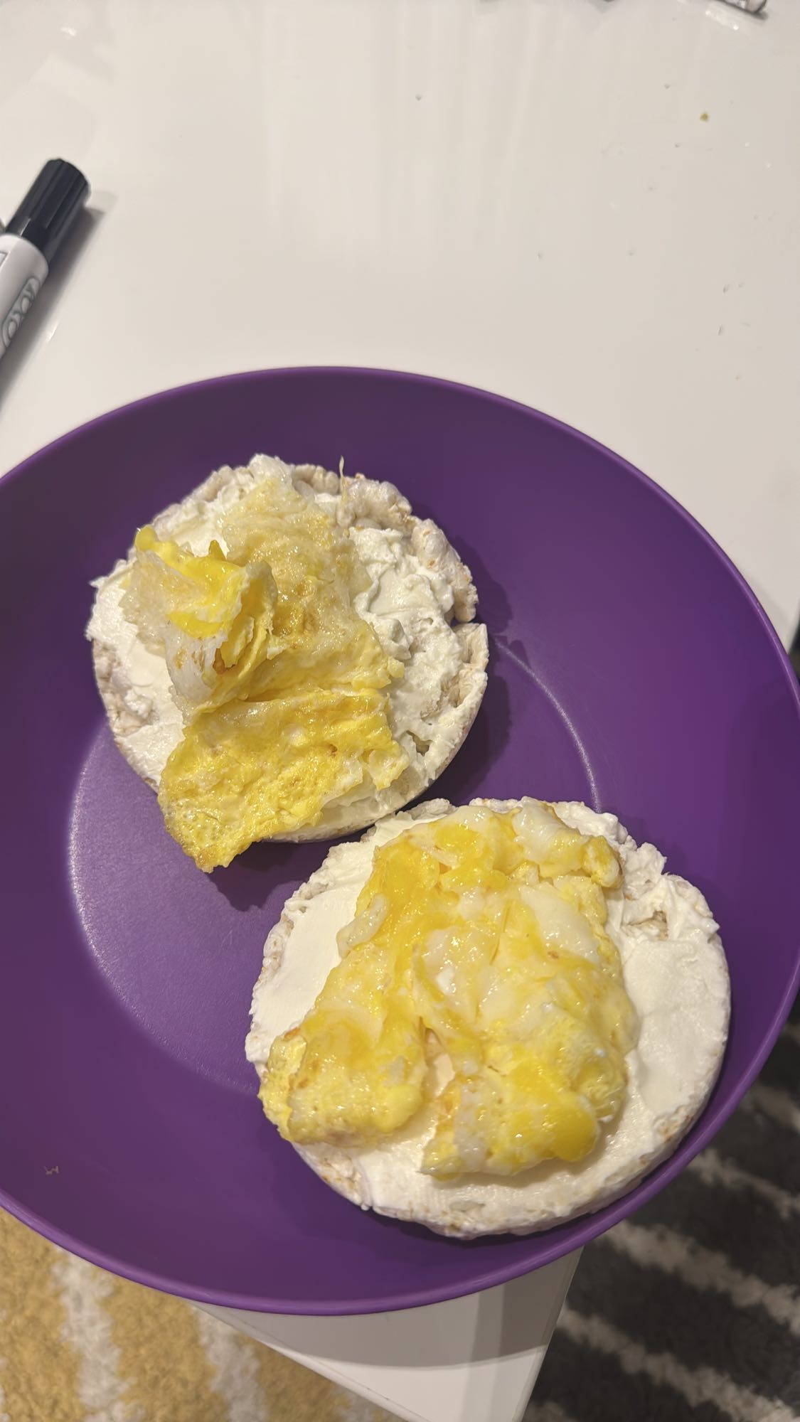 Egg & Cheese Rice Cakes
